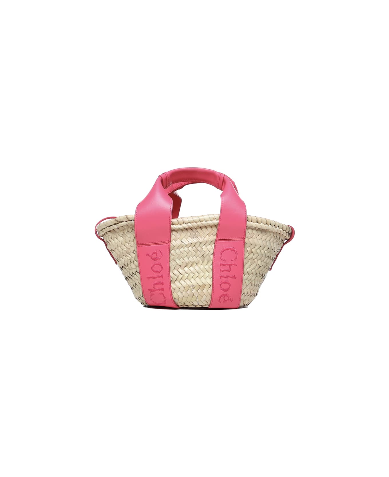 Chloé Sense Small Basket Bag - Rosy cherry