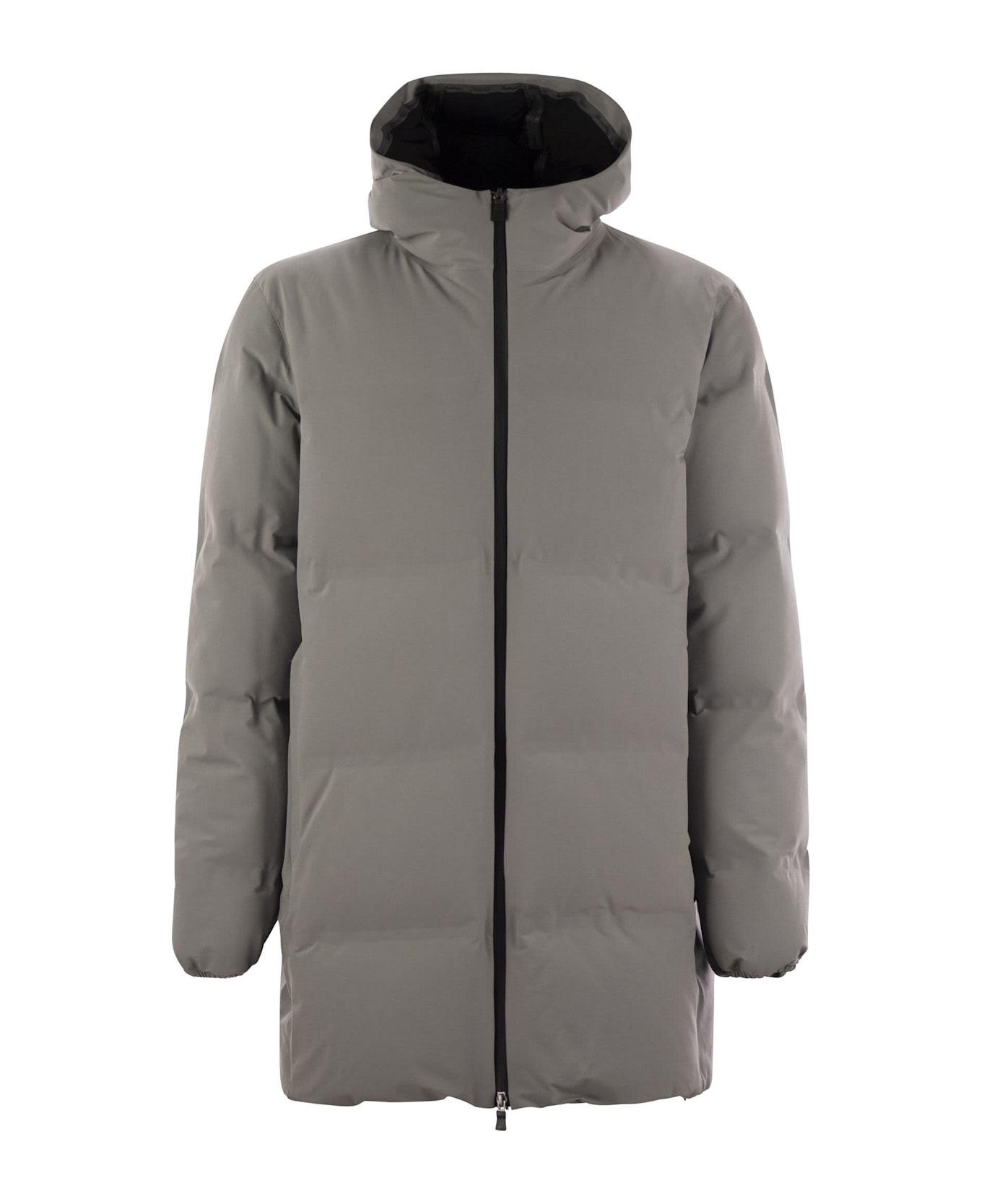 Herno Long Laminar Down Jacket - Grey