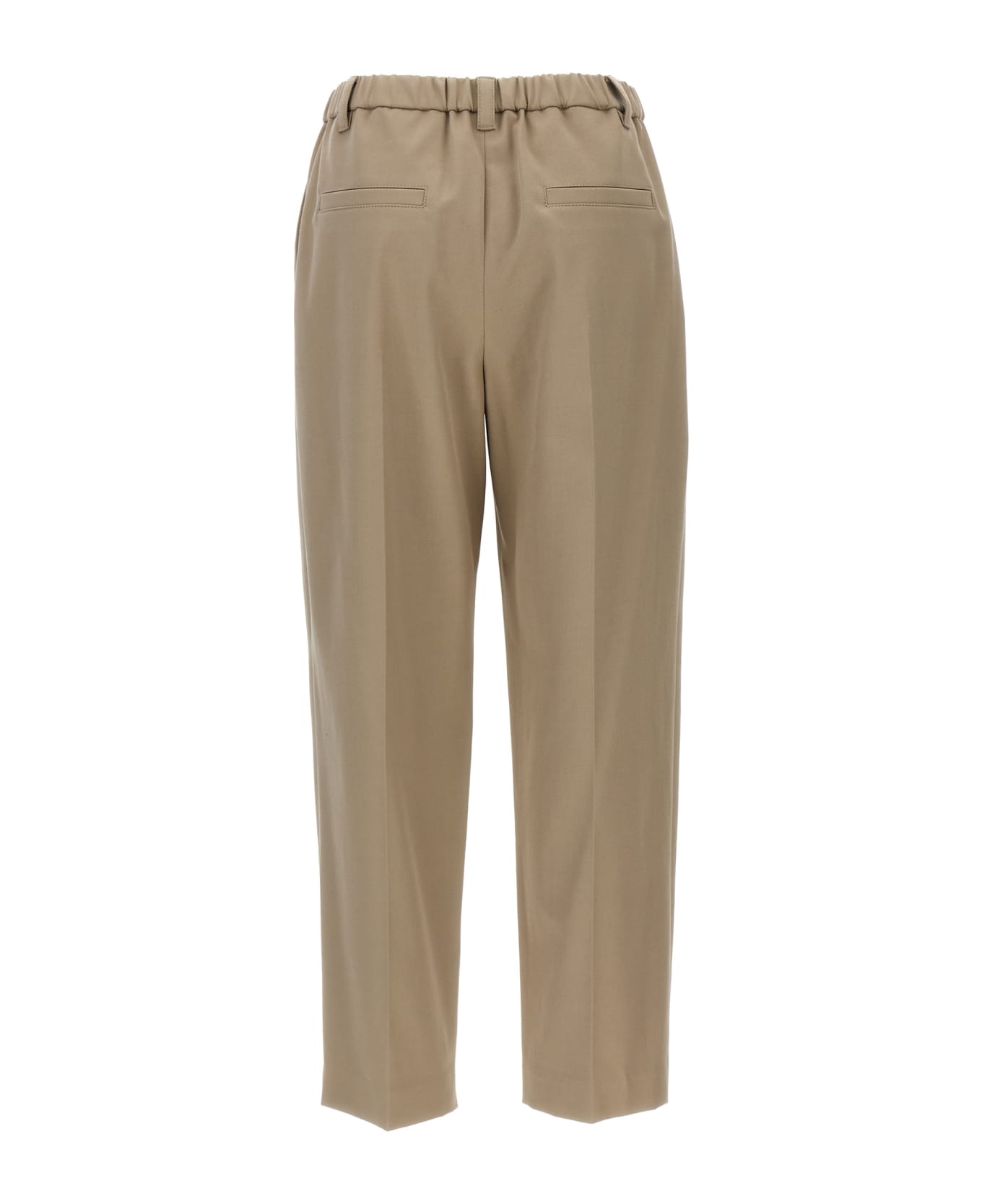 Brunello Cucinelli Front Pleat Pants - Beige