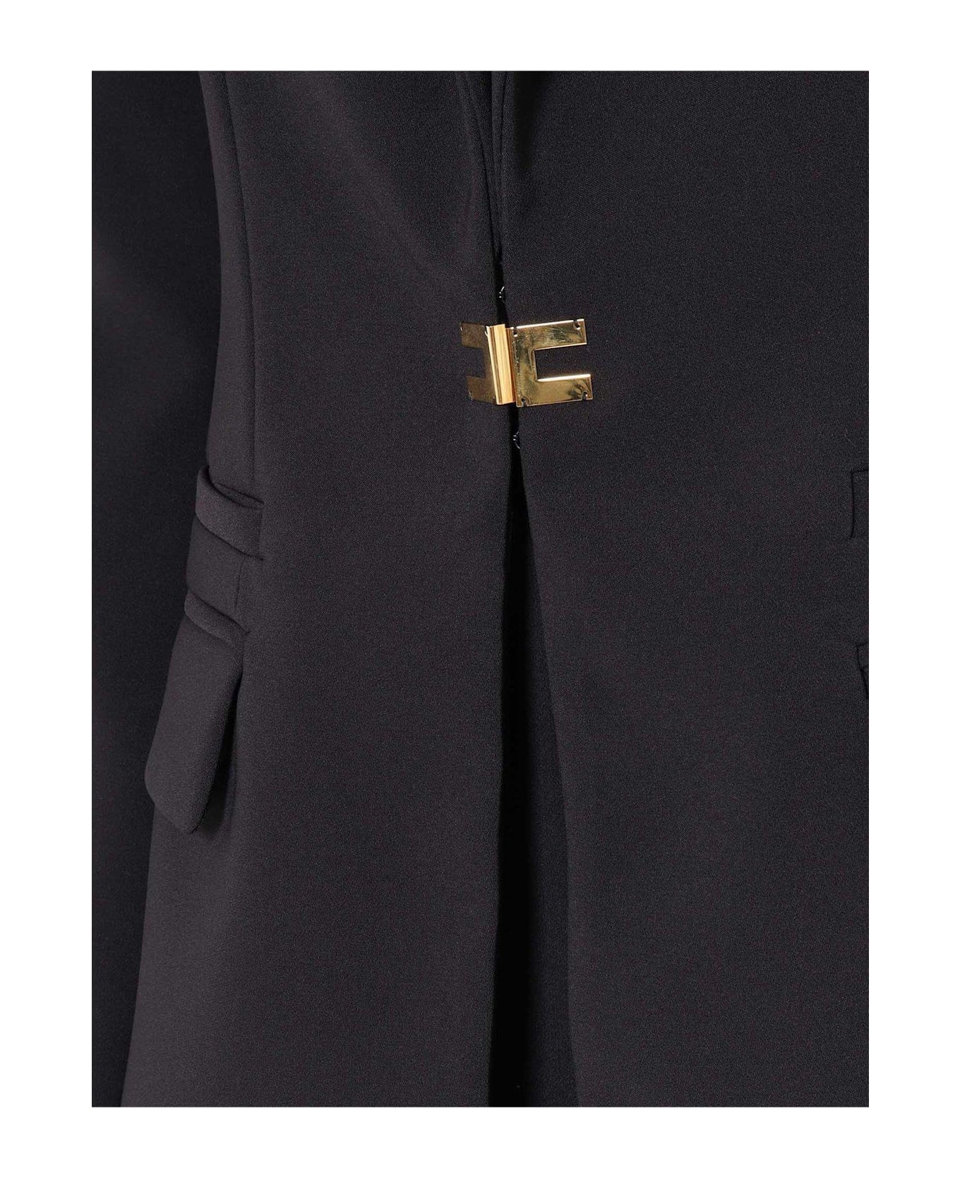 Elisabetta Franchi Jacket+trousers - BLACK