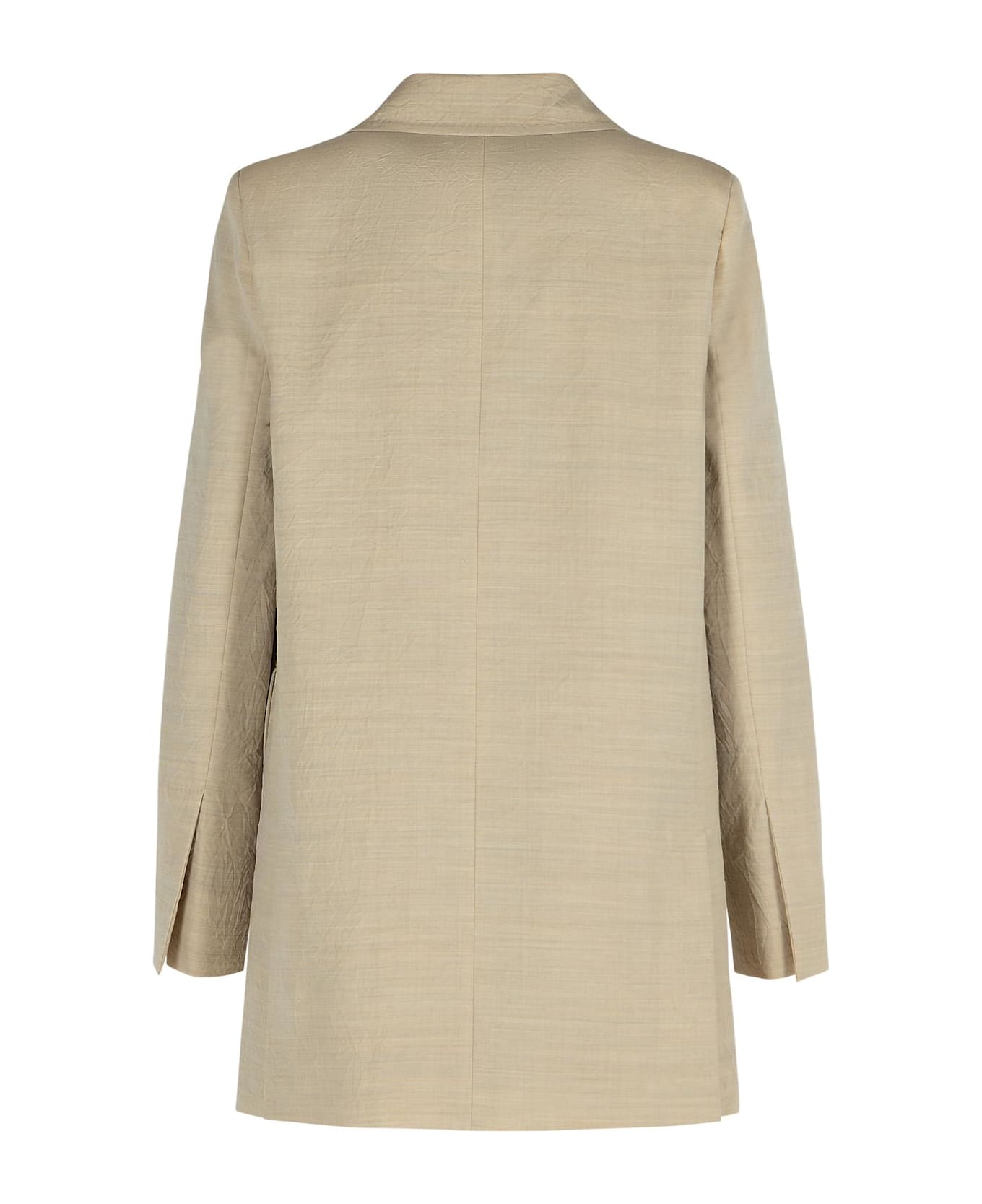 Max Mara 
acacia
 Beige Virgin Wool Jacket - Beige