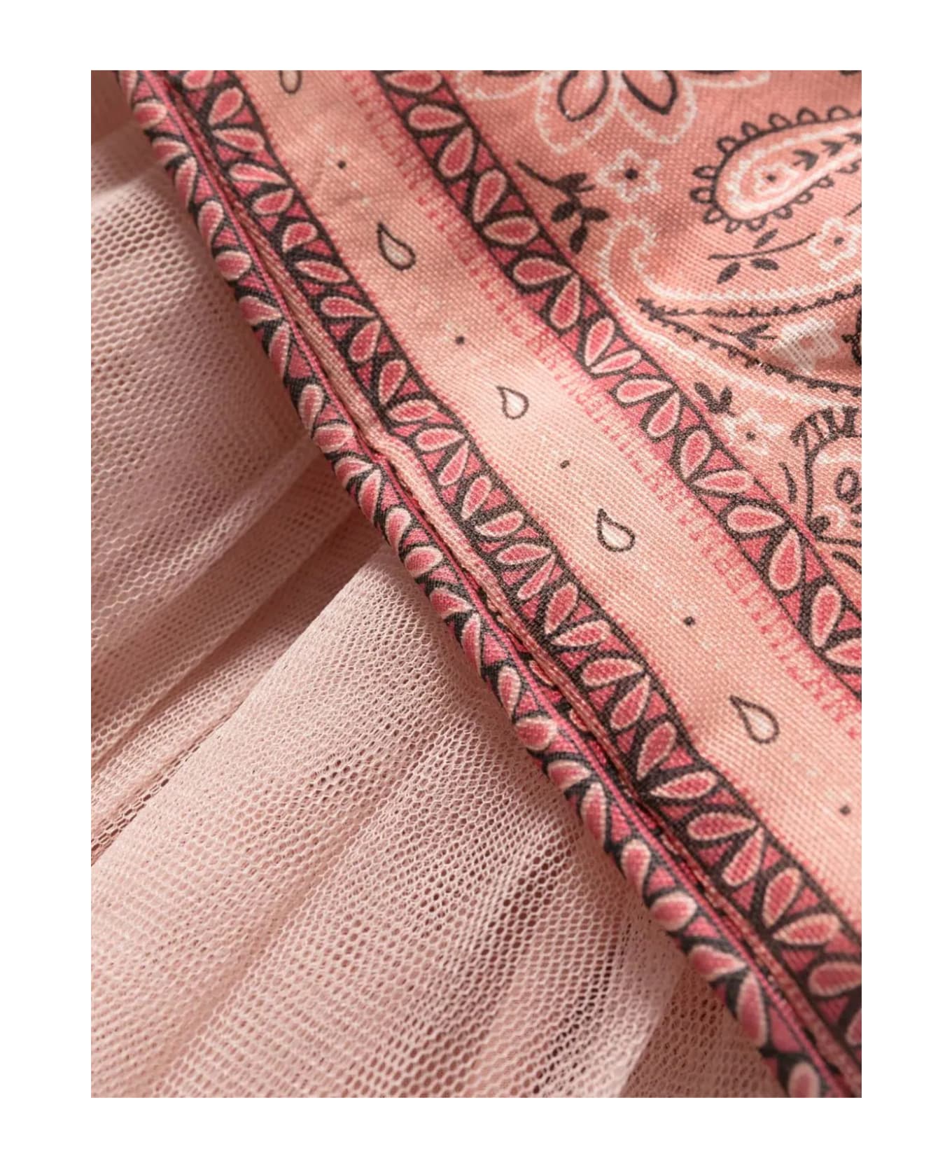 Zimmermann Pink Linen-silk Blend Minidress - Pink