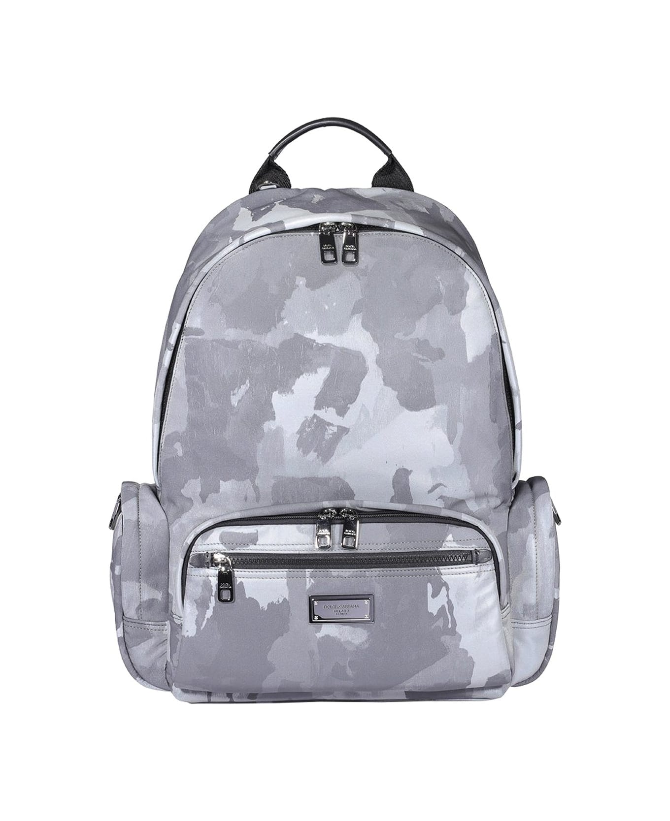 Dolce & Gabbana Camouflage Backpack - Gray バックパック
