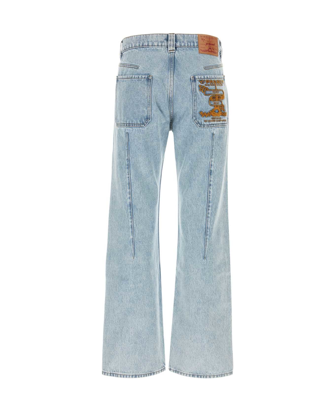 Y/Project Denim Jeans - EVERGREEN ICE BLUE