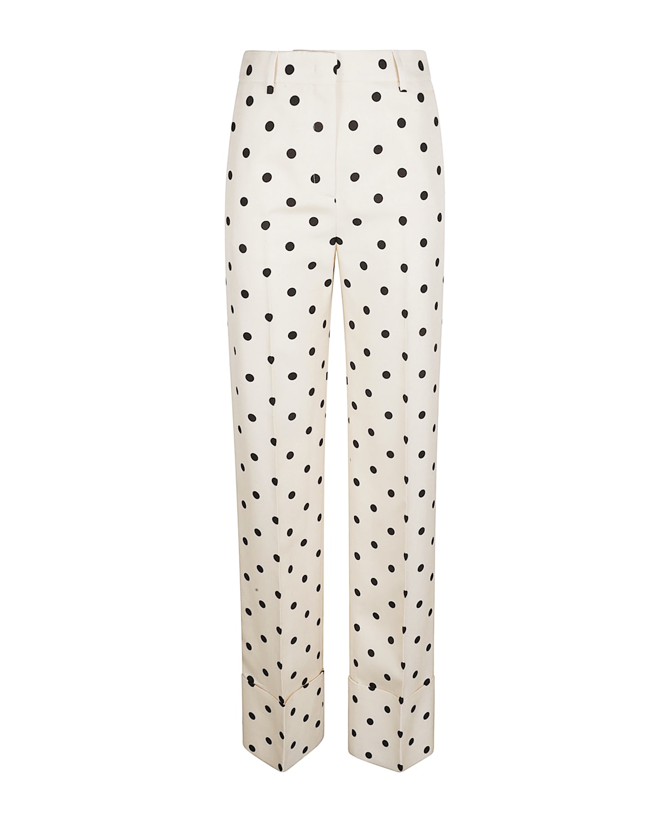 Valentino Garavani Polka Dot Trousers - Betulla/Black