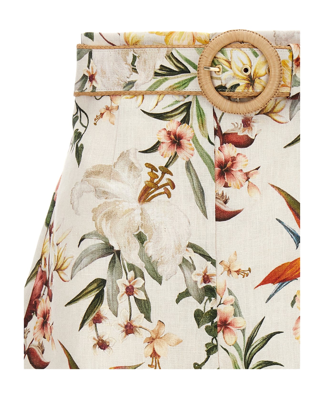 Zimmermann 'lexi Fitted' Shorts - Multicolor