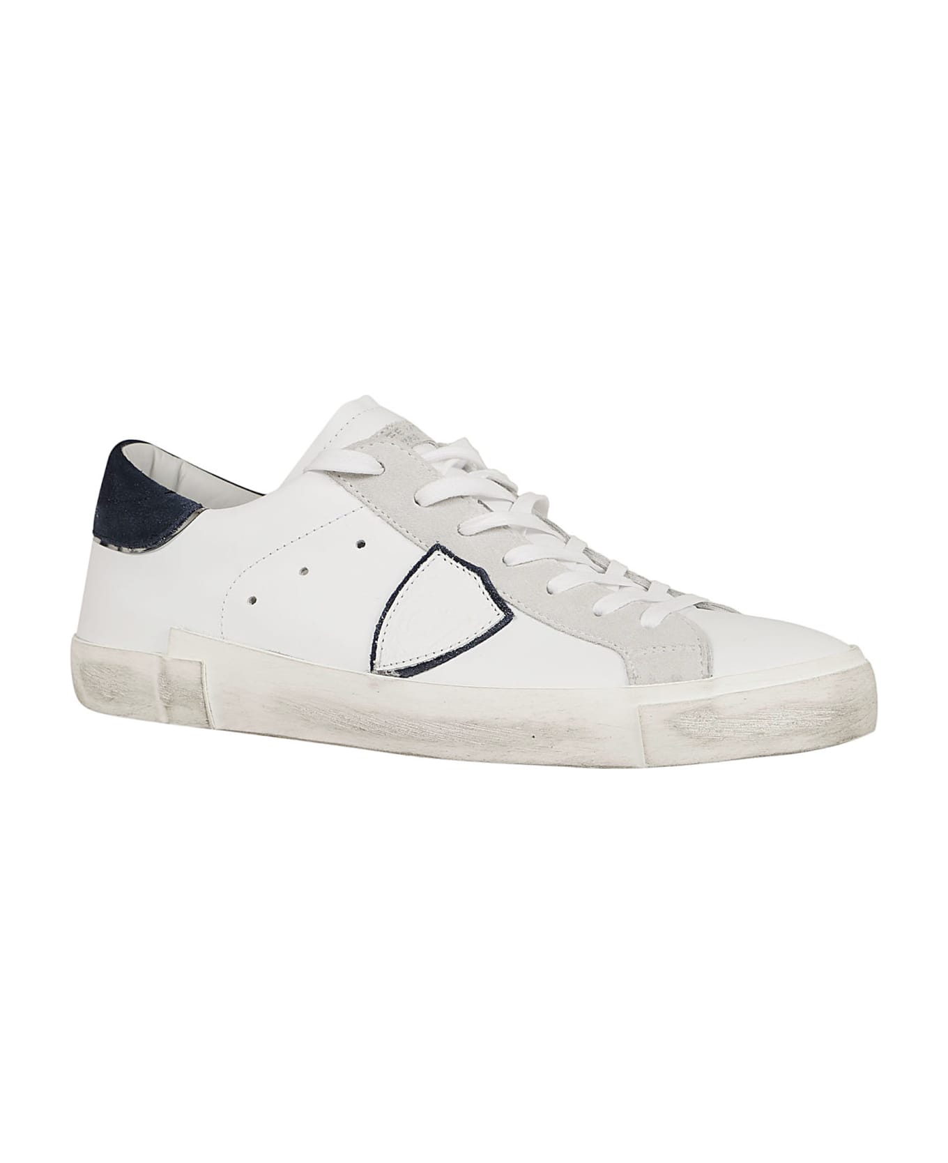 Philippe Model Prsx Low Man - Blanc Bleu
