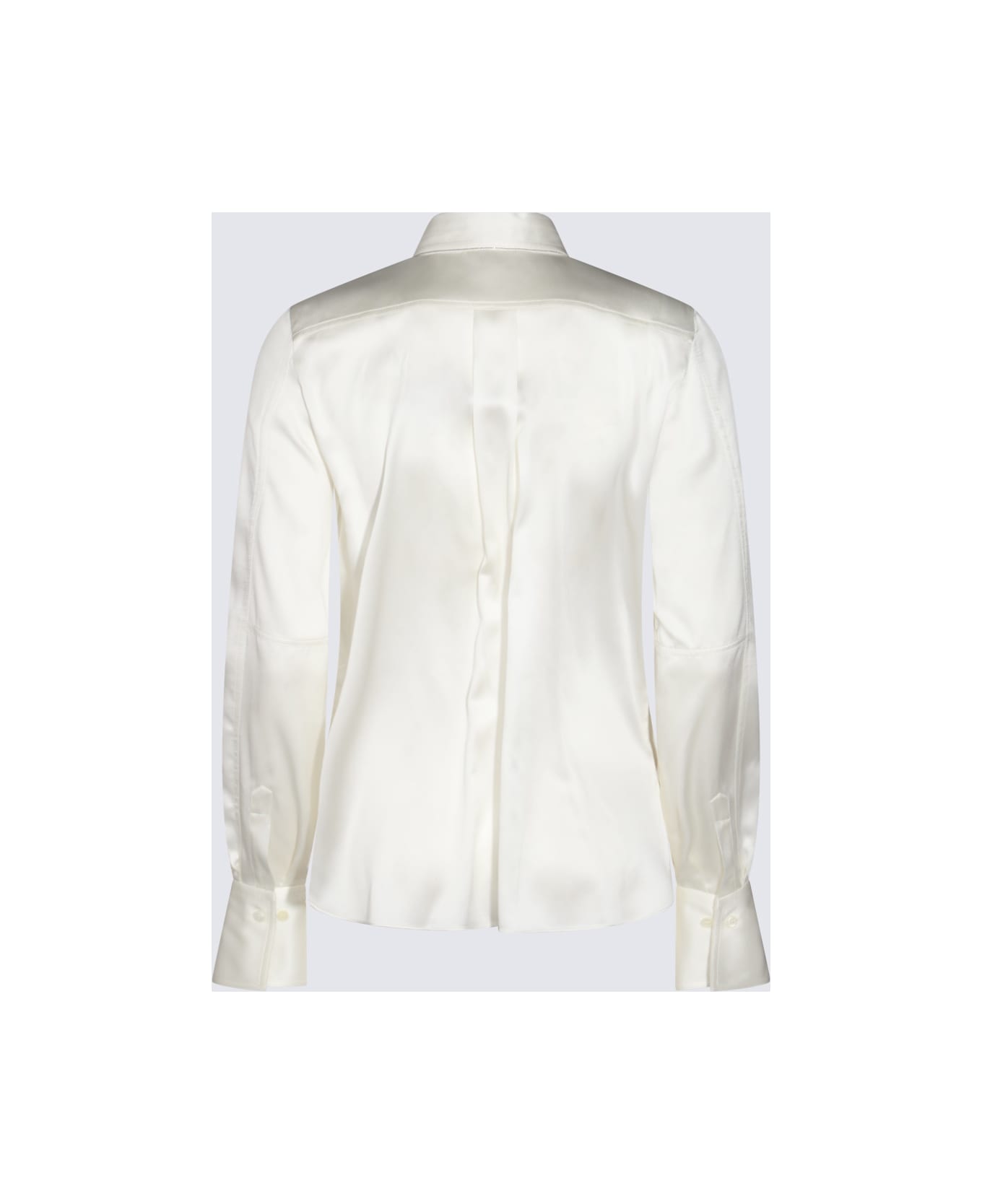 Brunello Cucinelli White Silk Shirt - Natural
