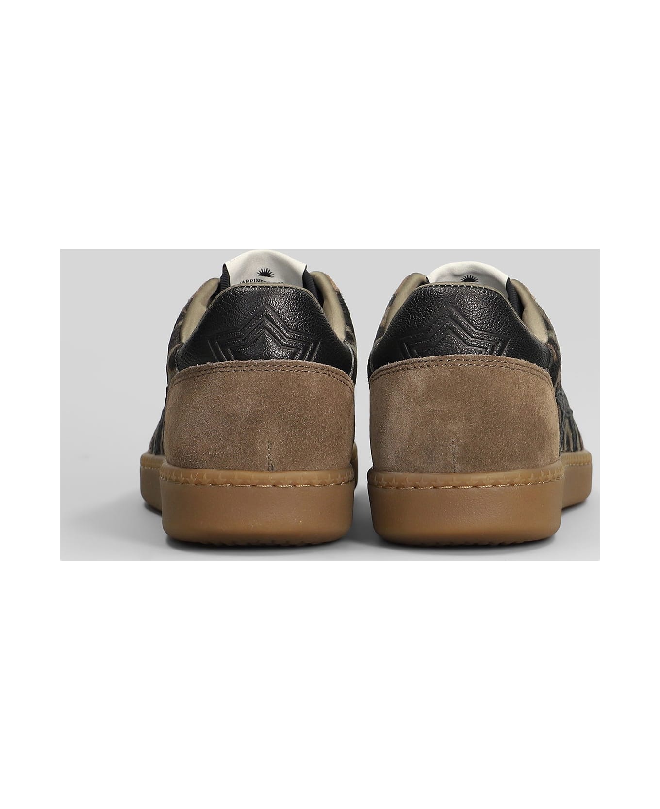 Ash Sunset Sneakers In Beige Suede And Leather - beige