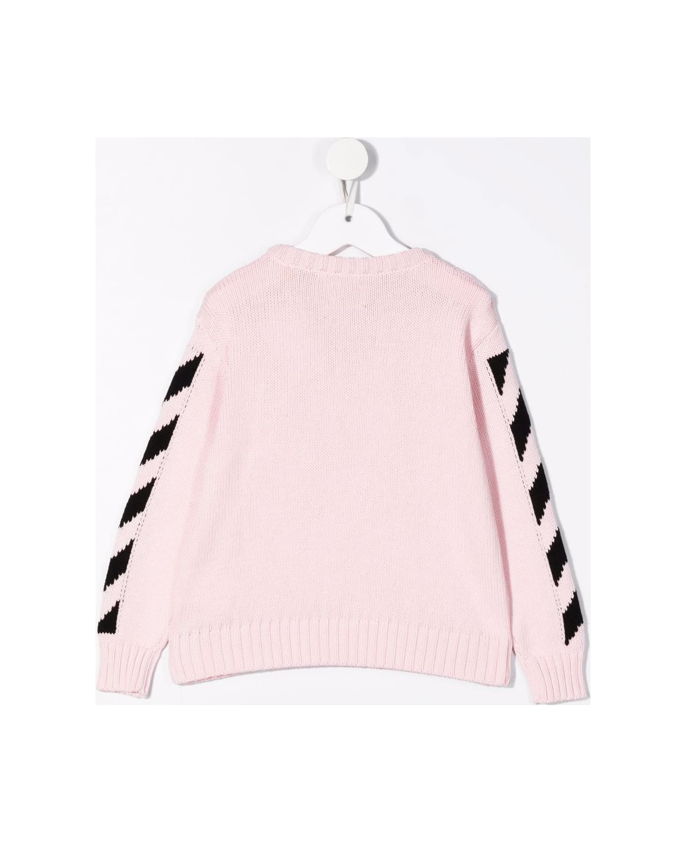 Off-White Kids Pink Off Stamp Sweater - Pink/black