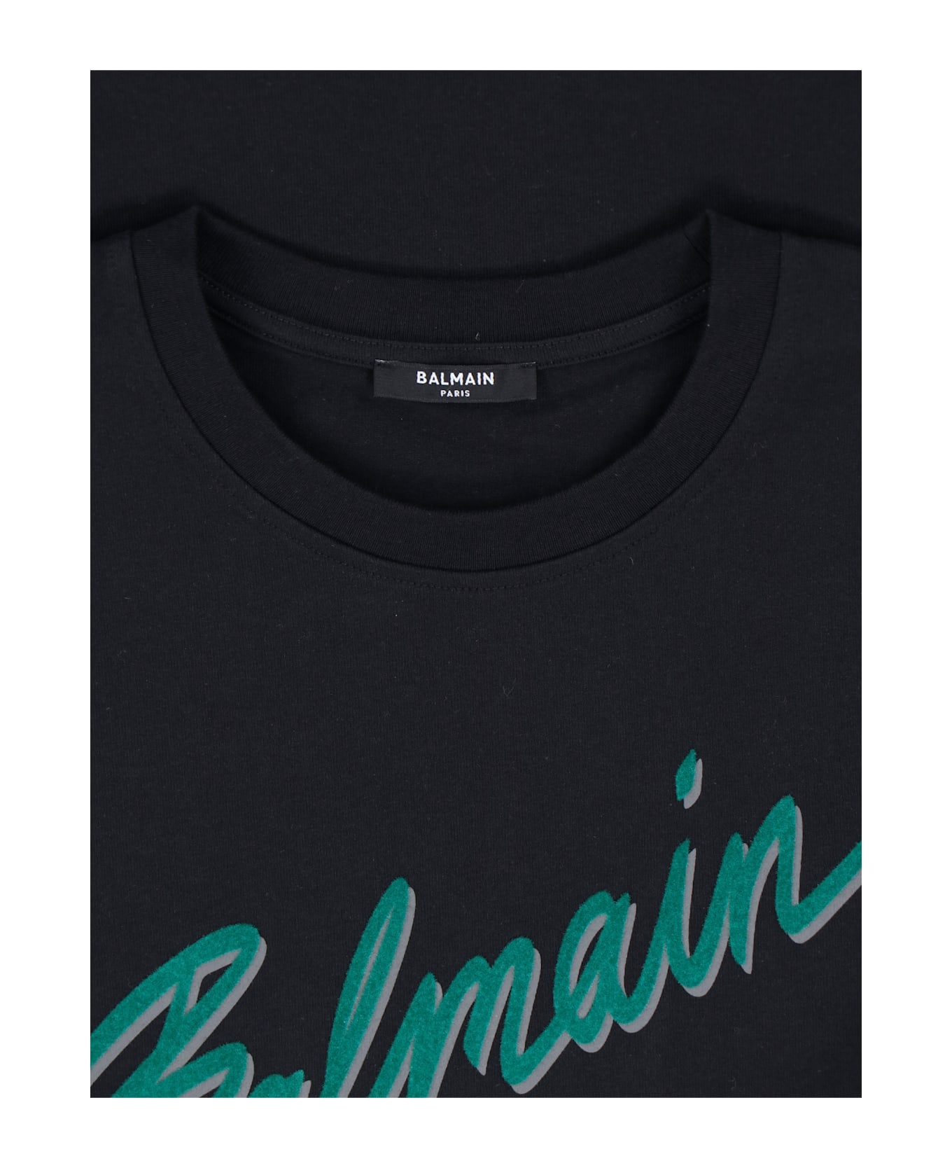 Balmain Logo T-shirt - Black