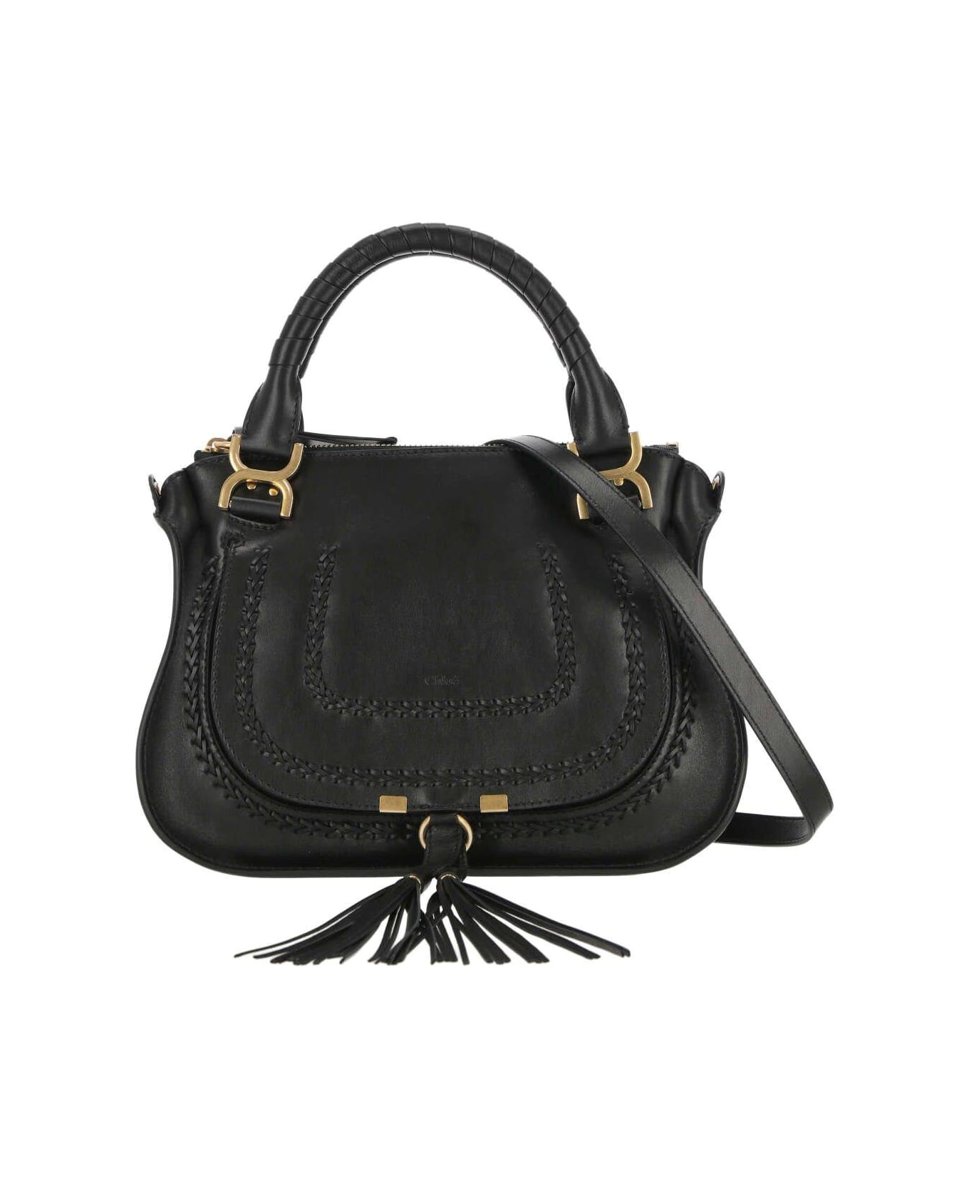 Chloé Marcie Shoulder Bag - NERO