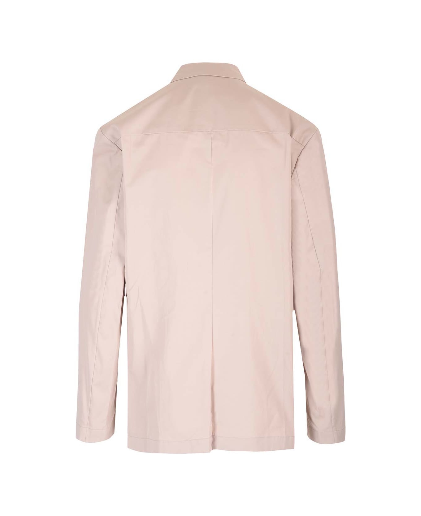 Dries Van Noten Cotton Poplin Blazer - Beige