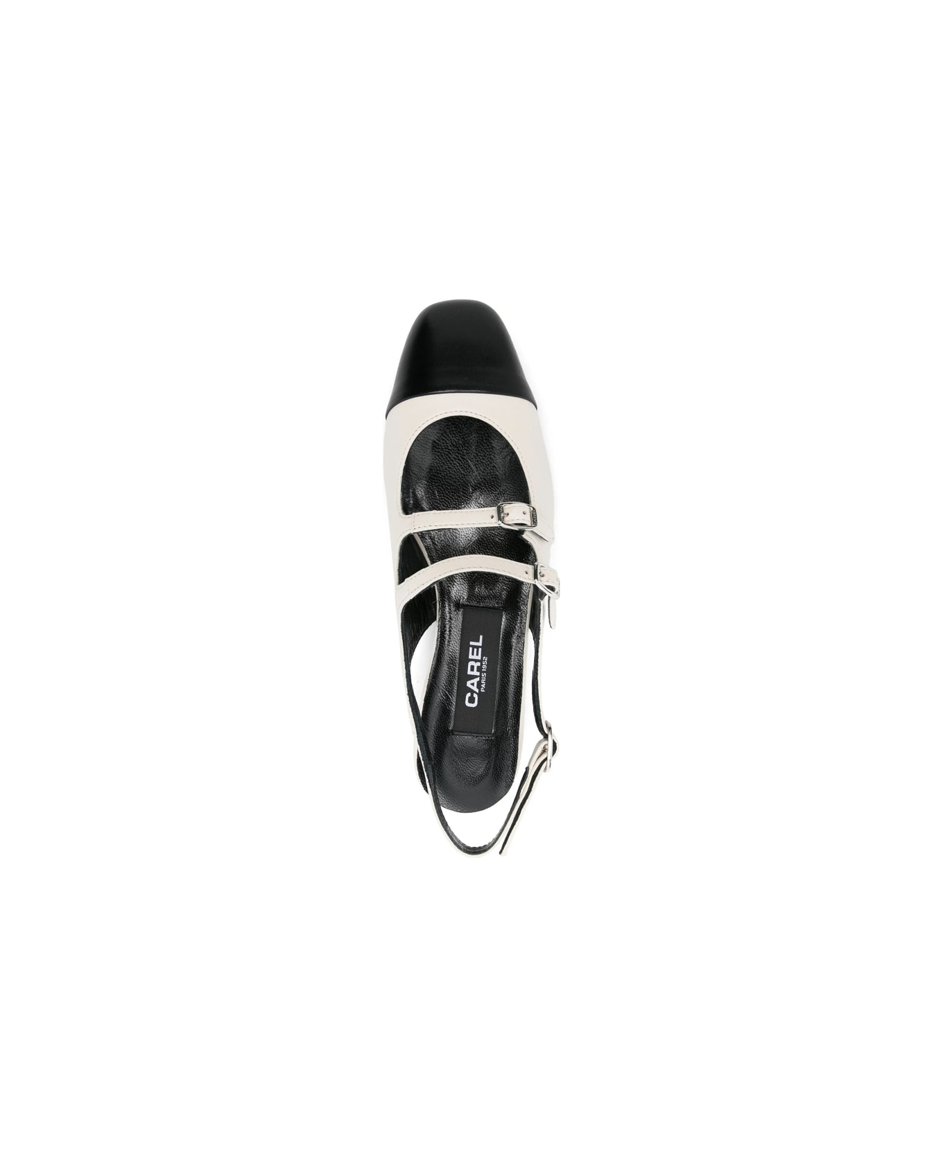 Carel Shoes - WHITE/BLACK