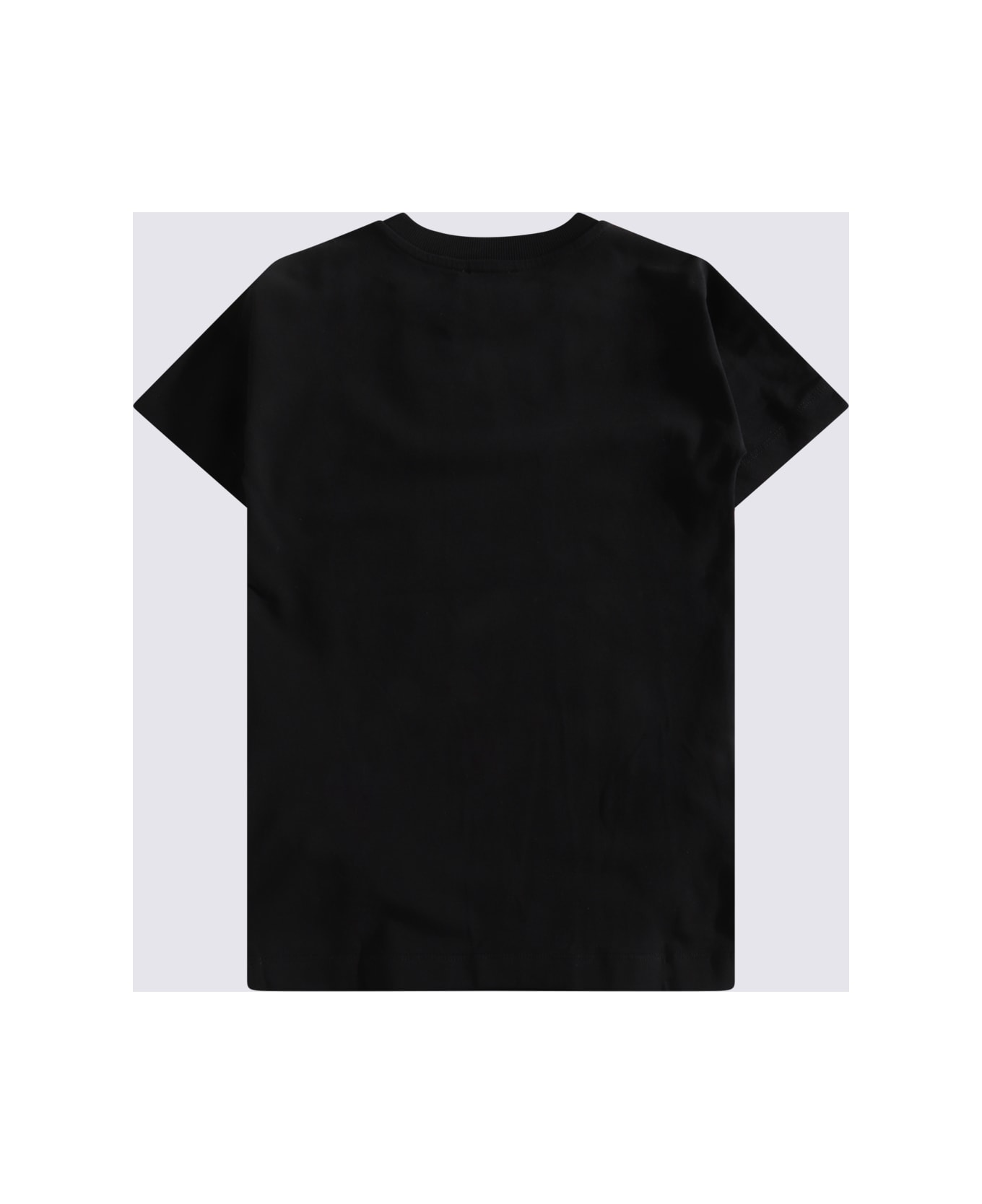 Moschino Black And White Cotton Blend Dress - NERO/BLACK
