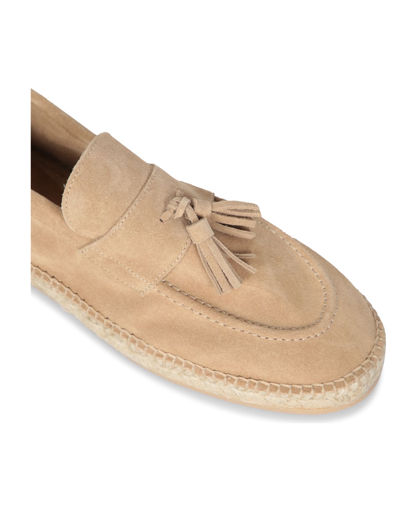 Lardini Beige Suede Espadrilles - Beige