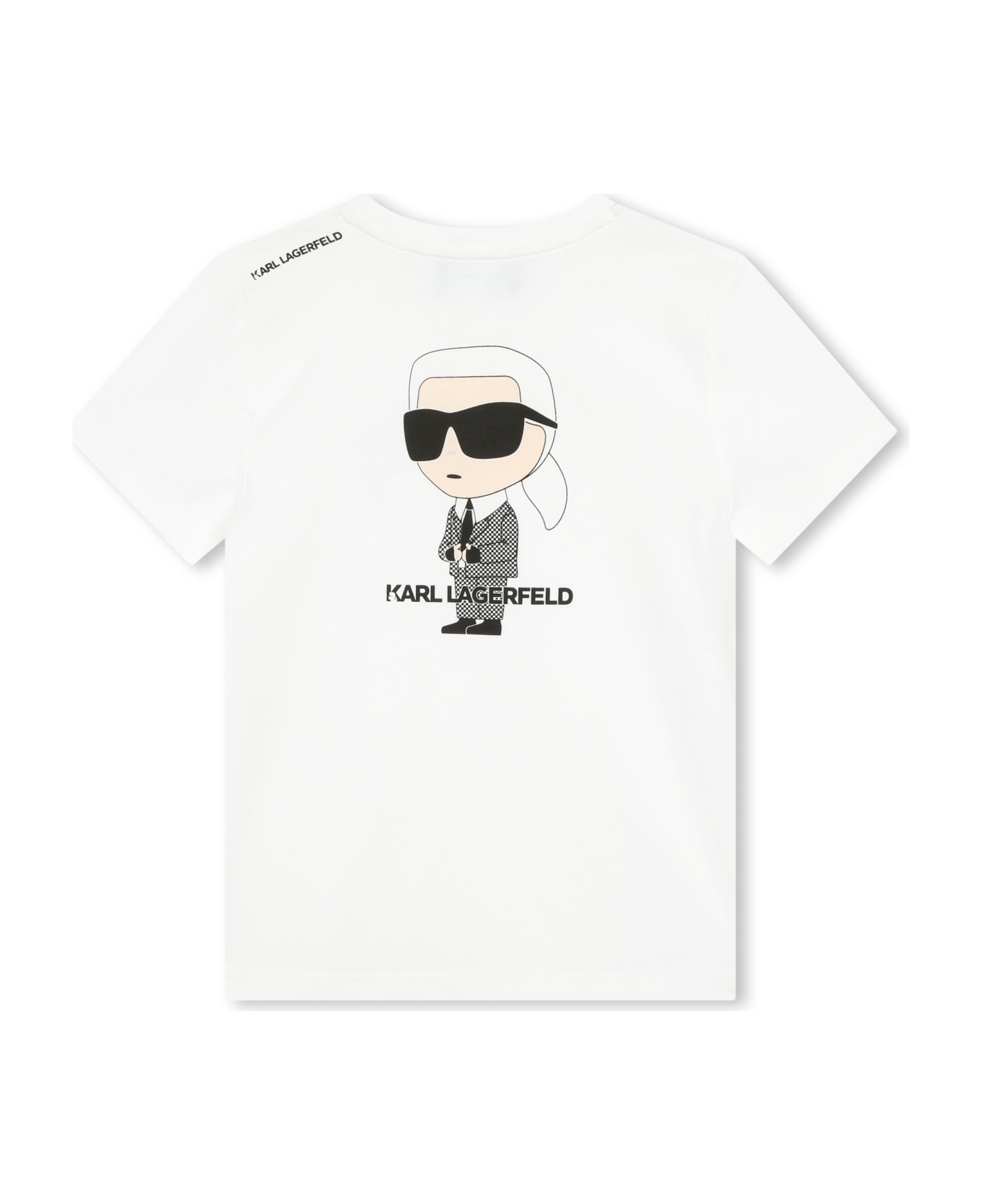 Karl Lagerfeld Kids T-shirt Con Stampa - White Tシャツ＆ポロシャツ