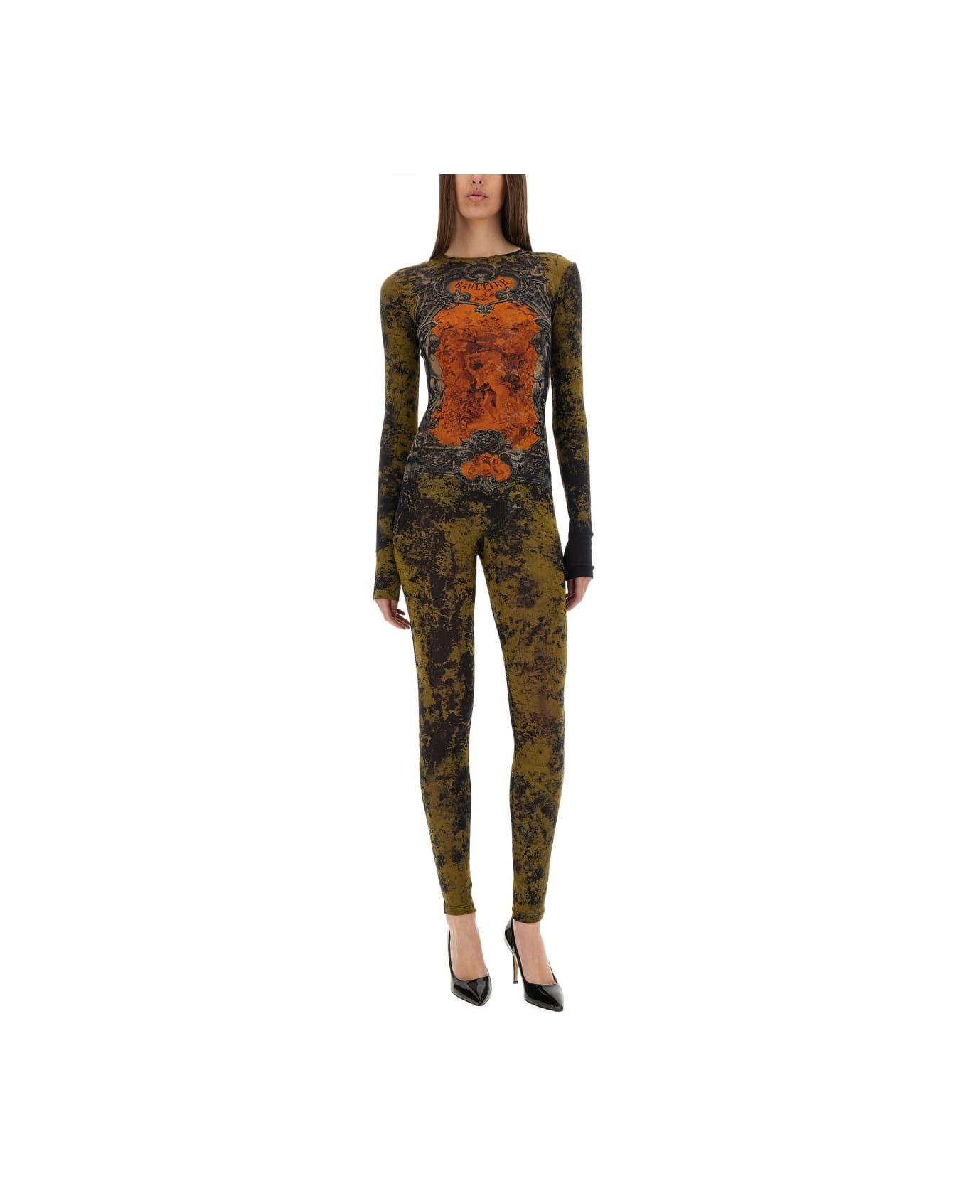 Jean Paul Gaultier Catsuit "médaillon" - MULTICOLOUR