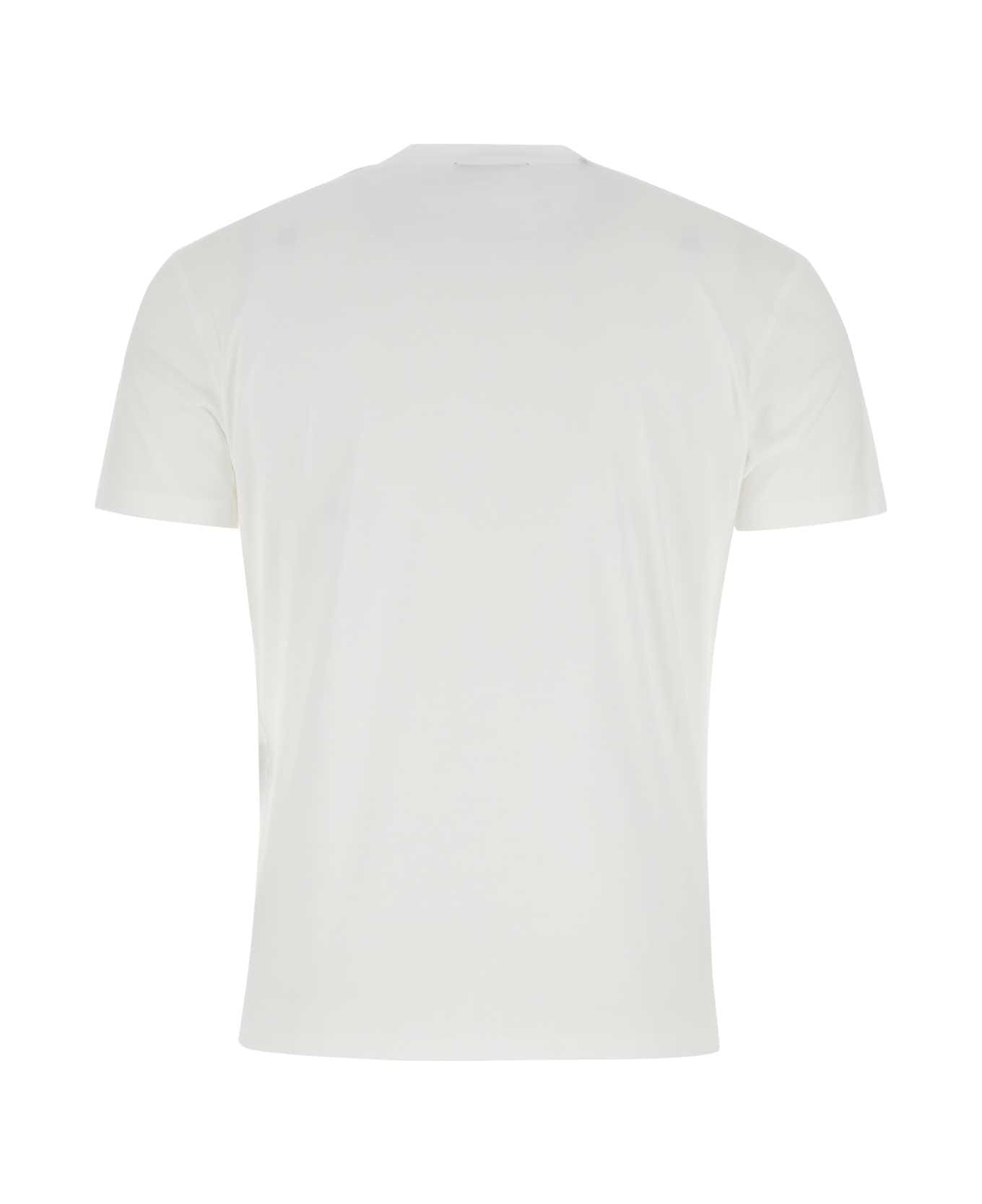 Tom Ford White Lyocell Blend T-shirt - AW002