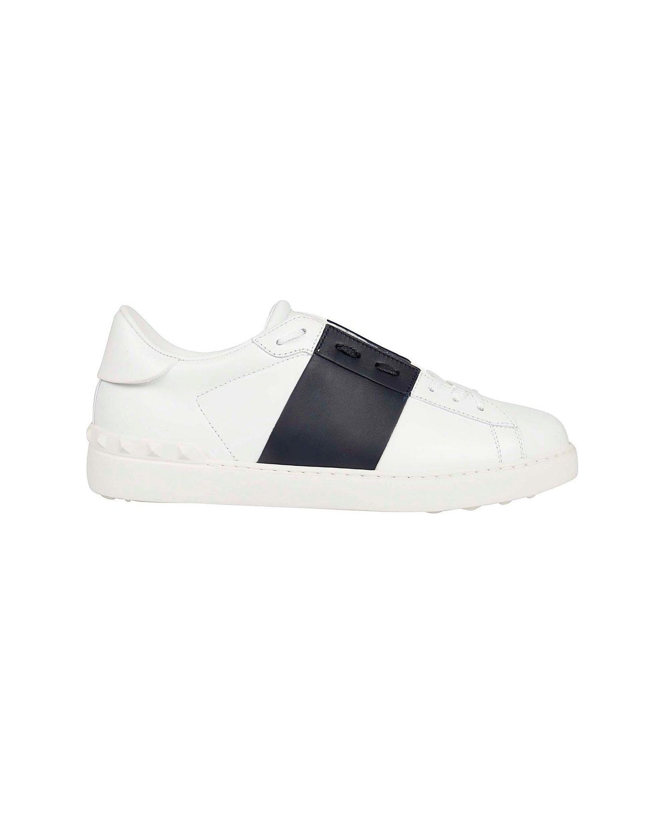Valentino Garavani Garavani Rockstud Untitled Lace-up Sneakers - White