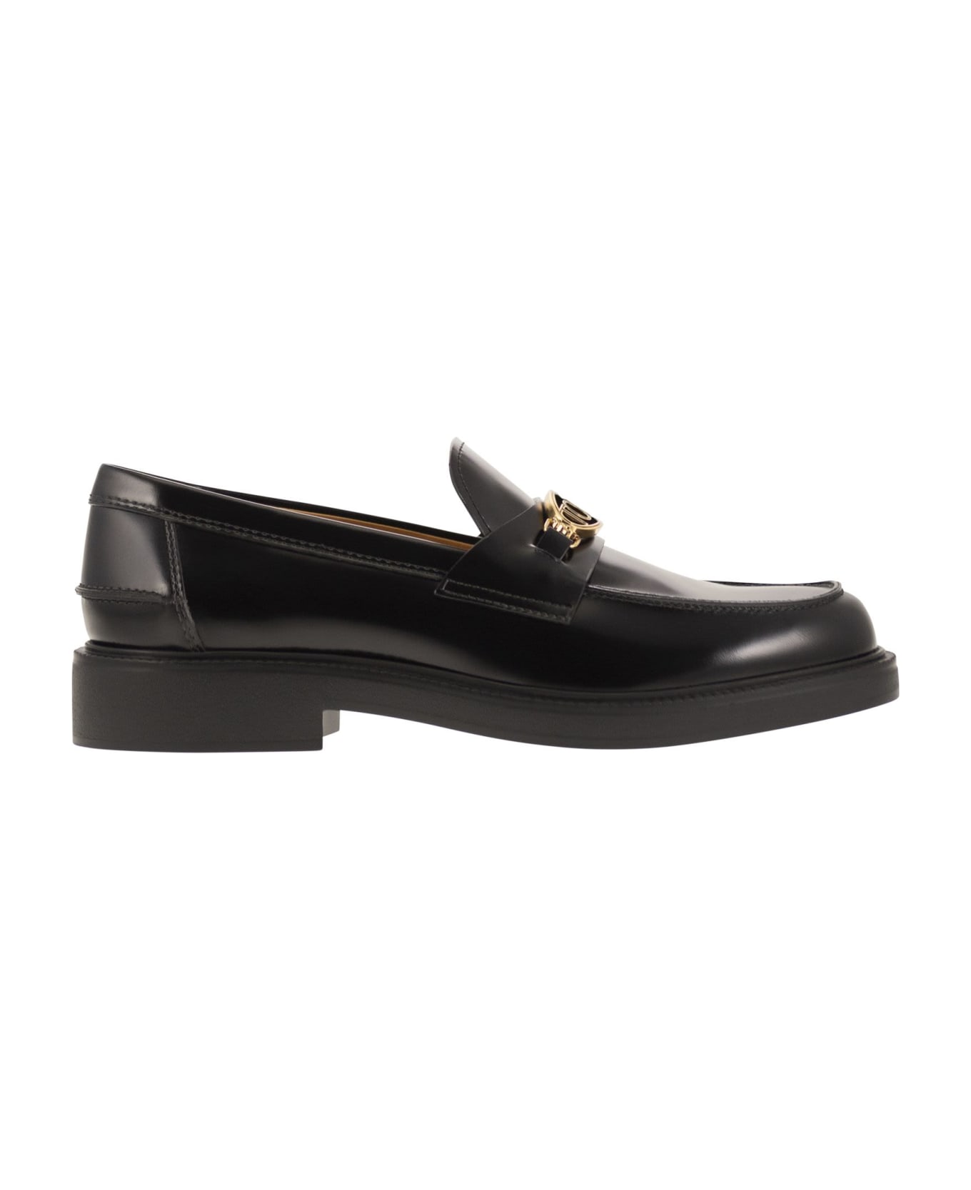 Tod's Leather Moccasin - Black