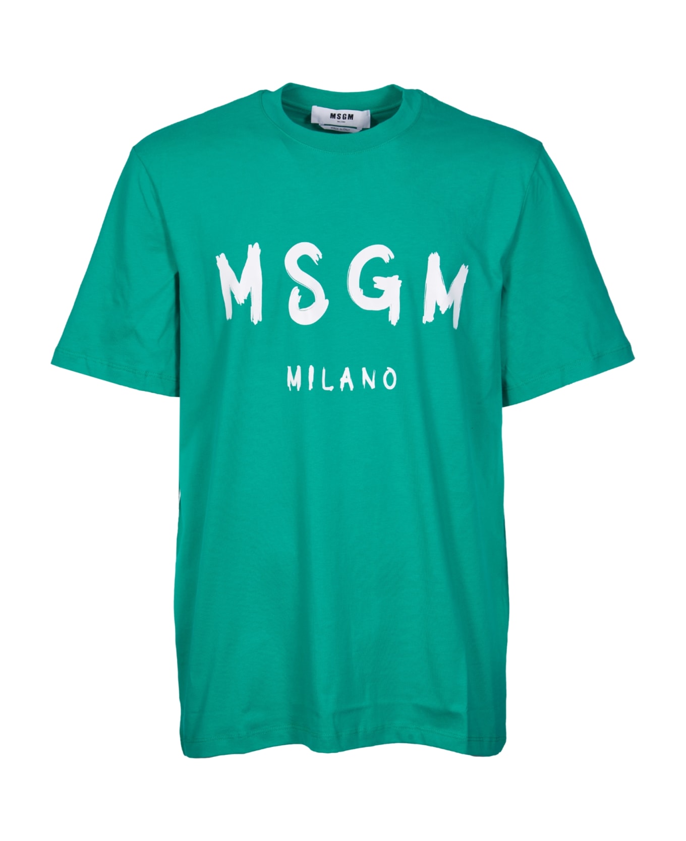 MSGM T-shirts - Emerald green
