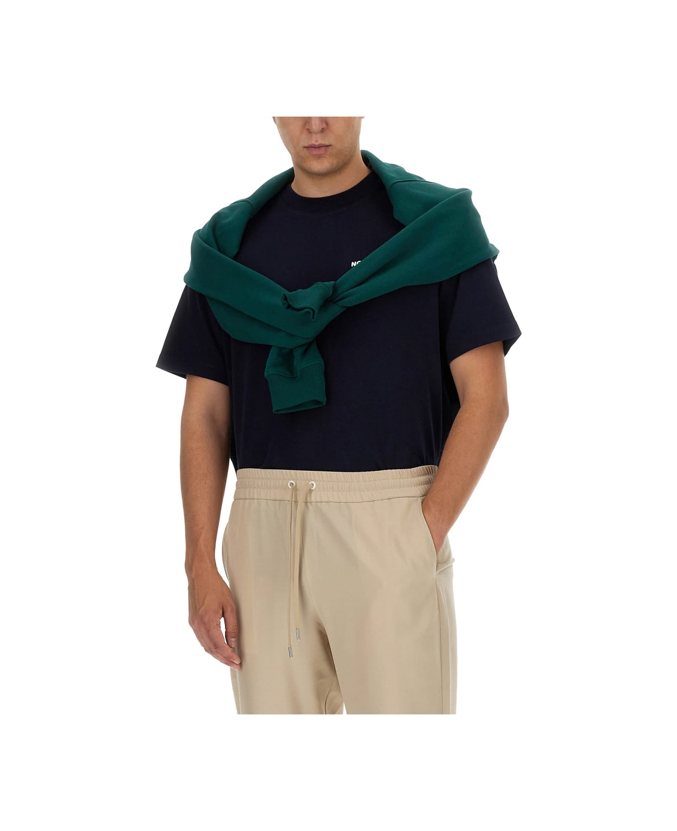 Drôle de Monsieur Cotton T-shirt - BLUE