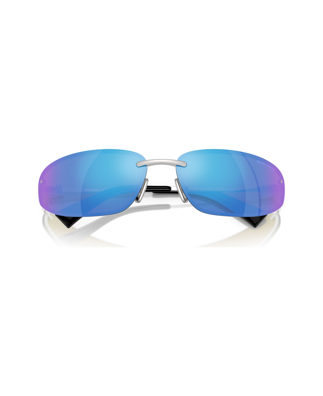 【送料&関税込】Miu Miu 0mu A50s 1bc10k Argento Sunglasses Miu Miu MU A50S 1BC10K Sunglasses - US