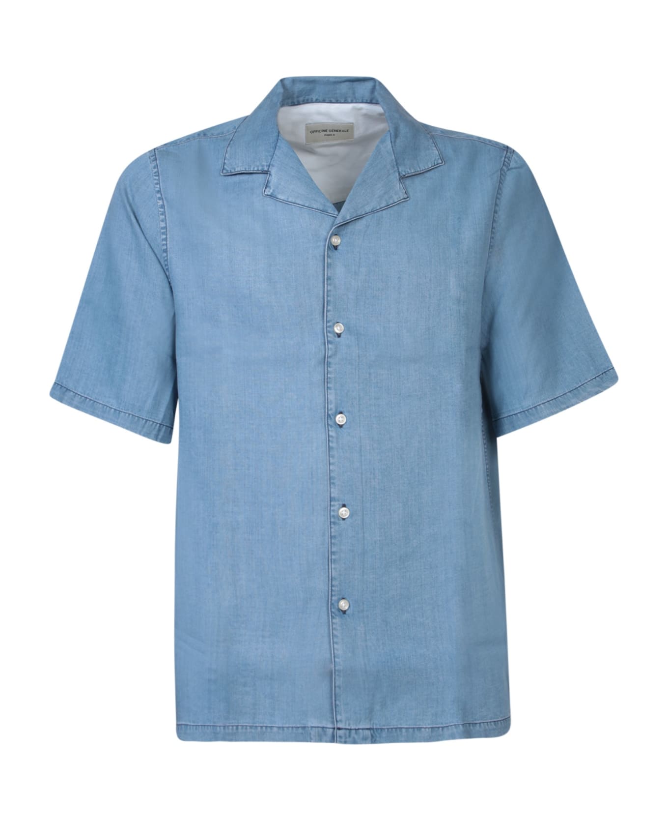 Officine Générale Denim Blue Shirt - Blue シャツ
