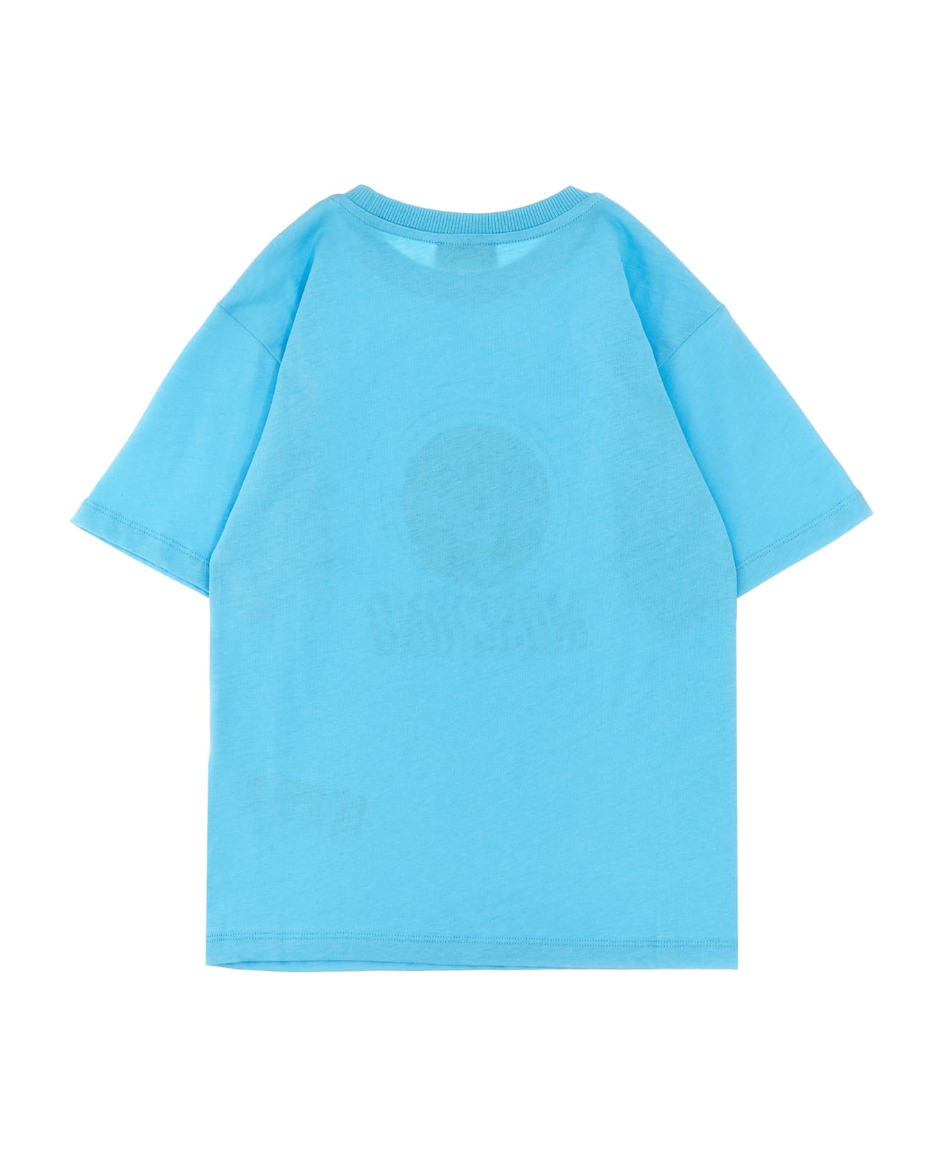 Moschino Logo Print T-shirt - Light Blue