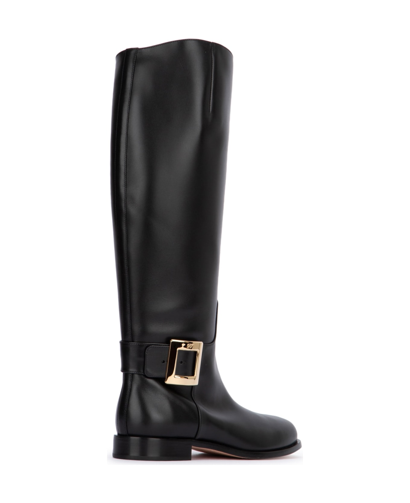 Roger Vivier Viv Riding Metal Boot - NERO