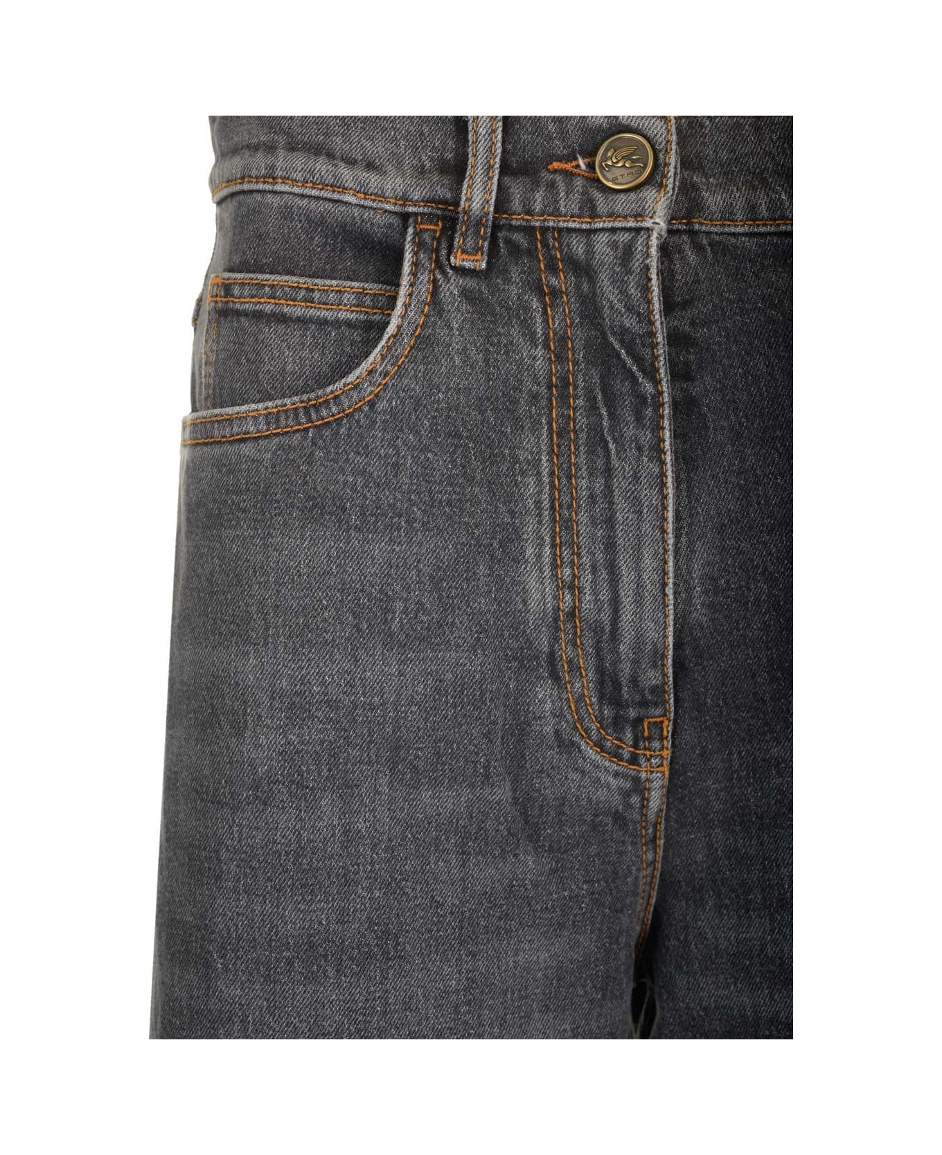 Etro Wide Leg Jeans - GREY