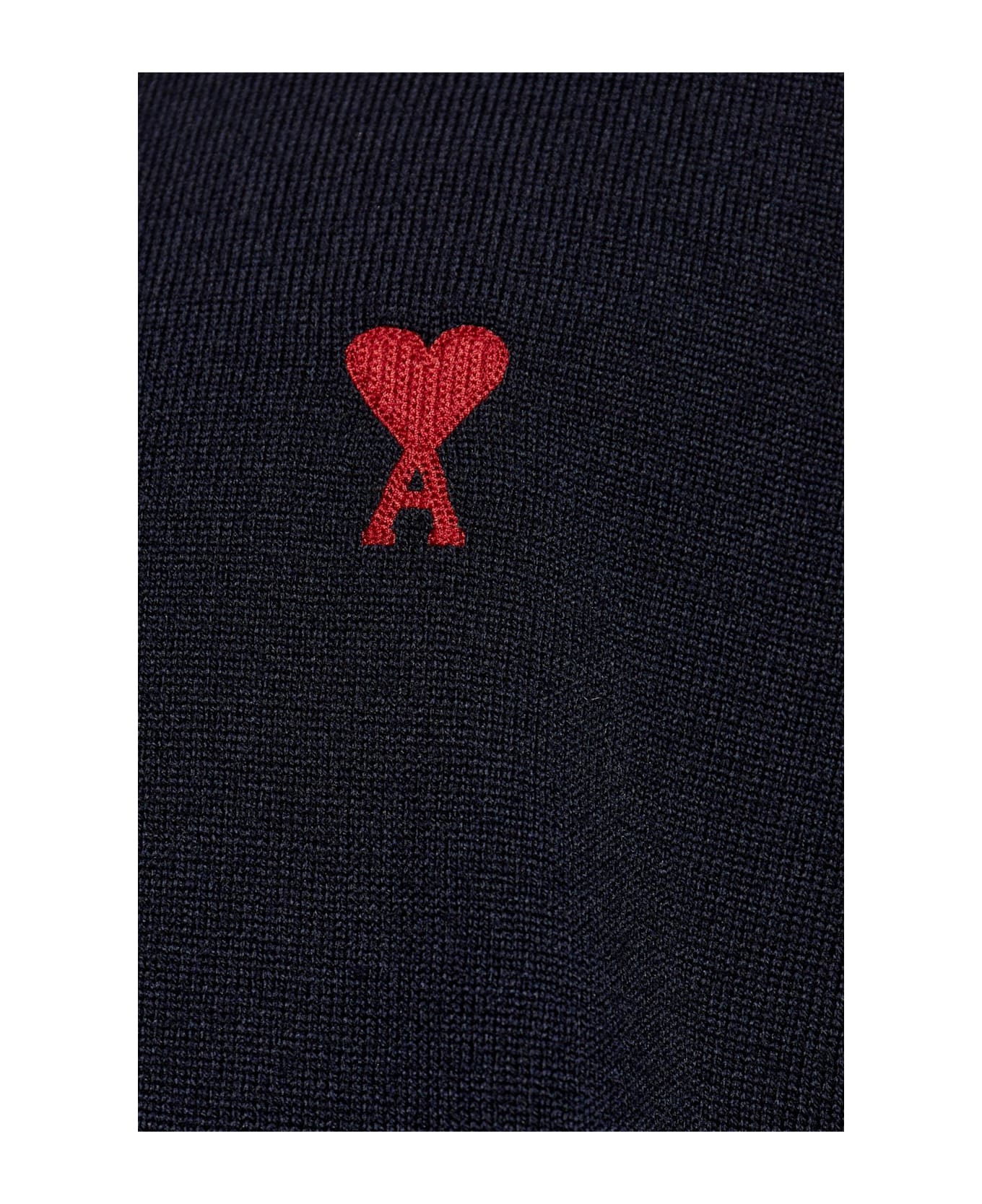 Ami Alexandre Mattiussi Cardigan With Logo - BLUE