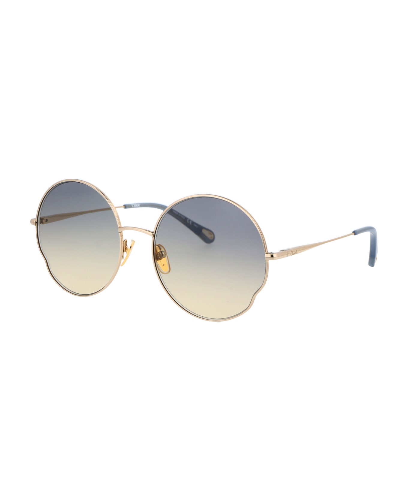 Chloé Eyewear Ch0095s Sunglasses - 002 GOLD GOLD GREY