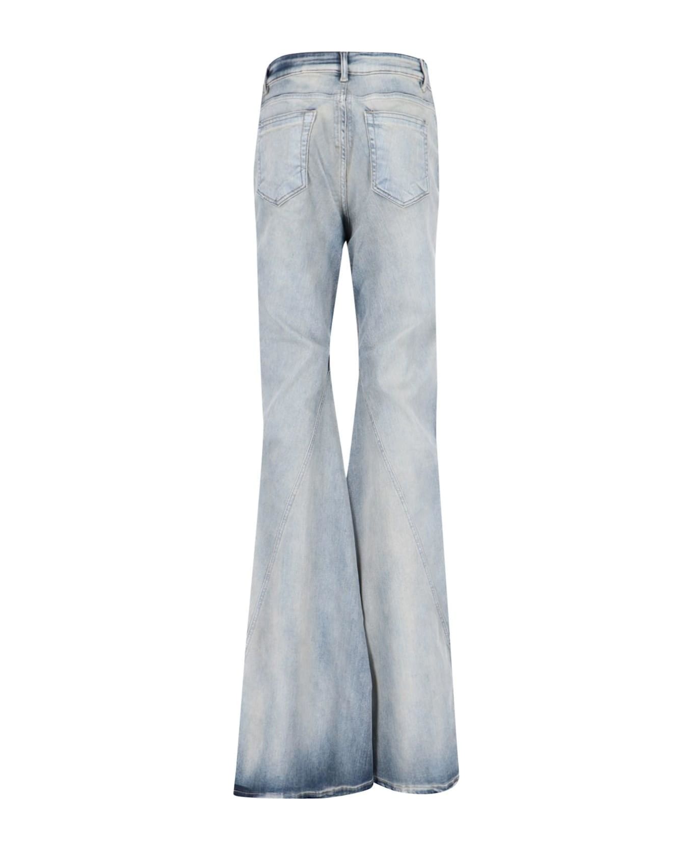 DRKSHDW 'porterville Bias' Bootcut Jeans - Light Blue