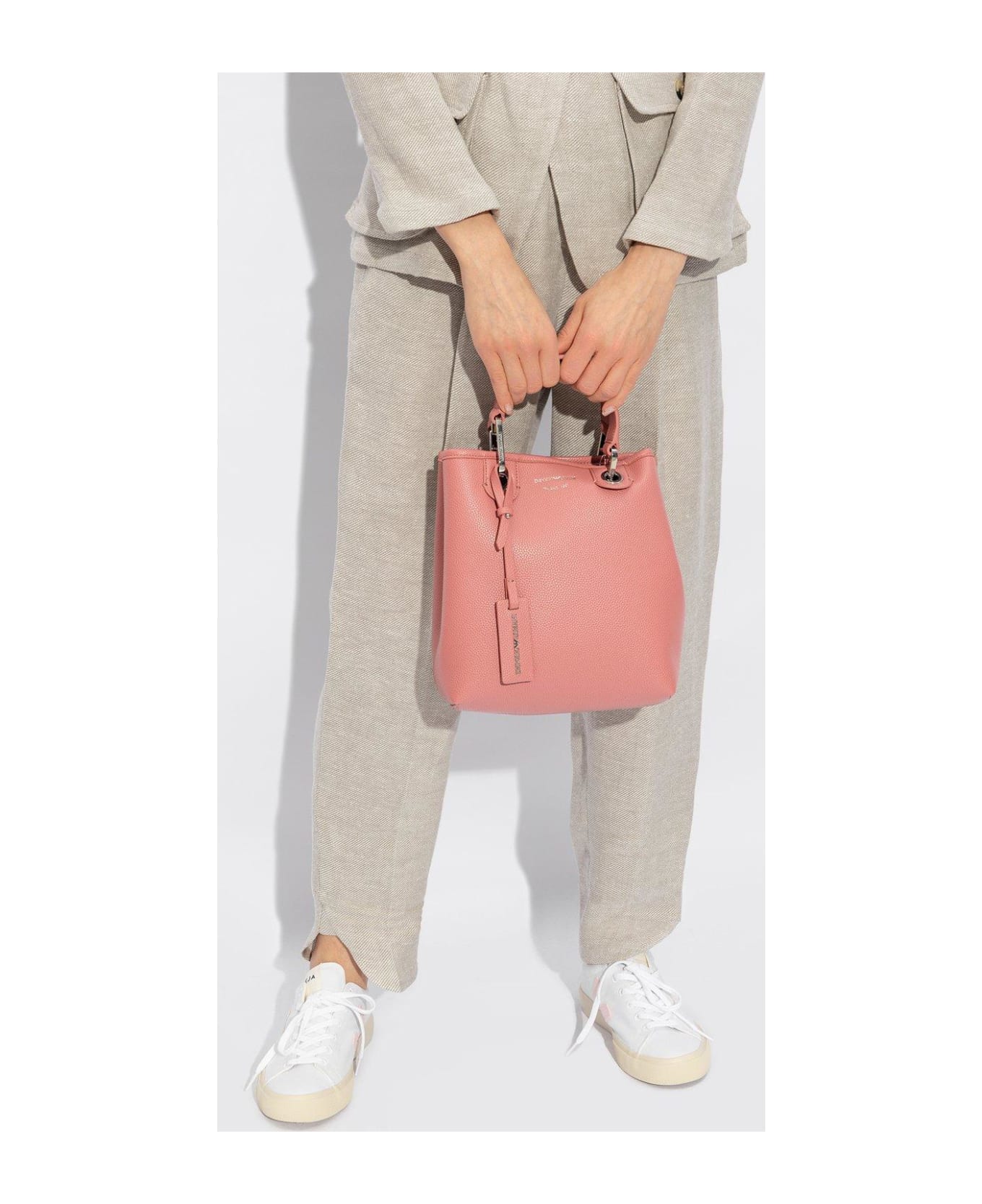 Emporio Armani Shoulder Bag - Pink トートバッグ
