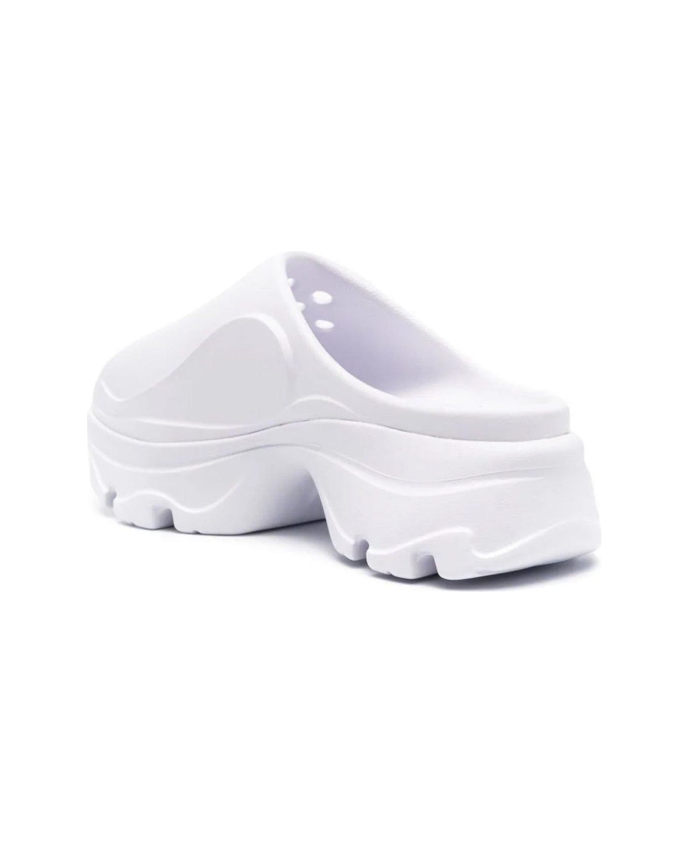 Adidas by Stella McCartney Cut-out Detailed Slip-on Clogs - WHITE