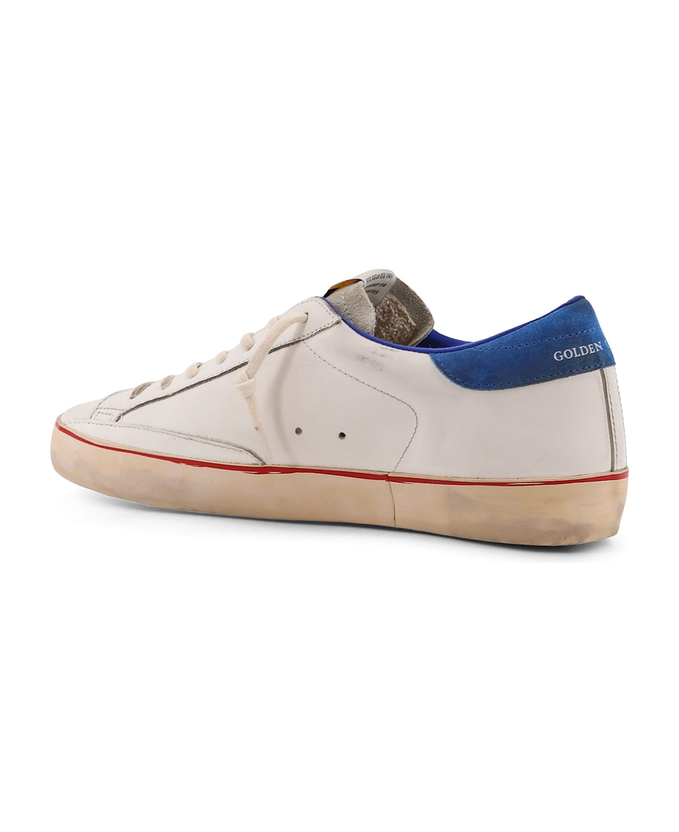 Golden Goose Super-star Skate Leather Low-top Sneakers - WHITE/ICE/BLUETTE