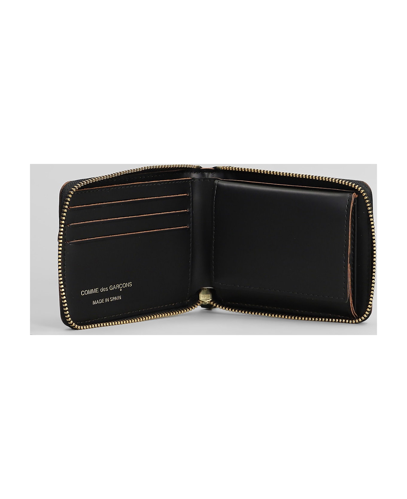 Comme des Garçons Wallet Wallet In Black Leather - black