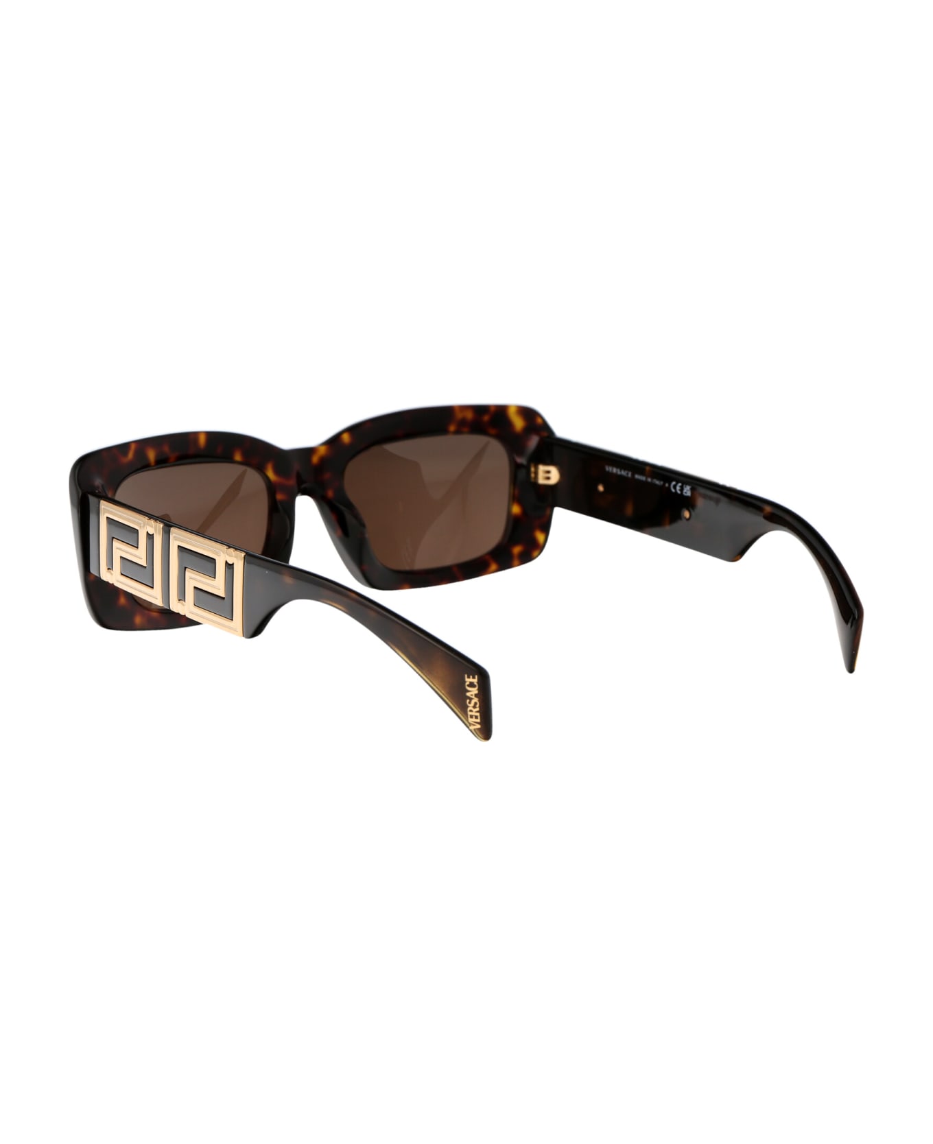 Versace Eyewear 0ve4444u BlackTie sunglasses - 108/73 HAVANA