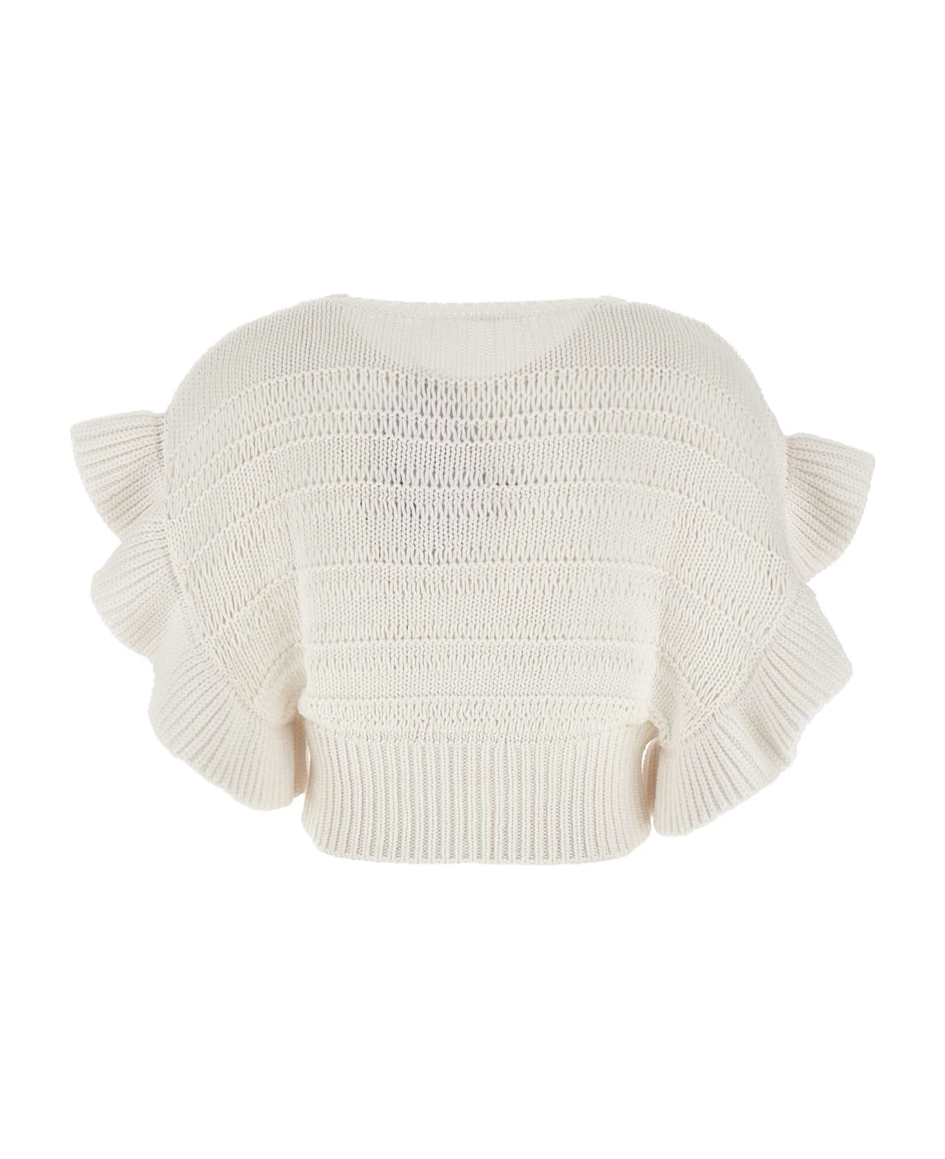 IRO "ouzna" Sweater - WHITE