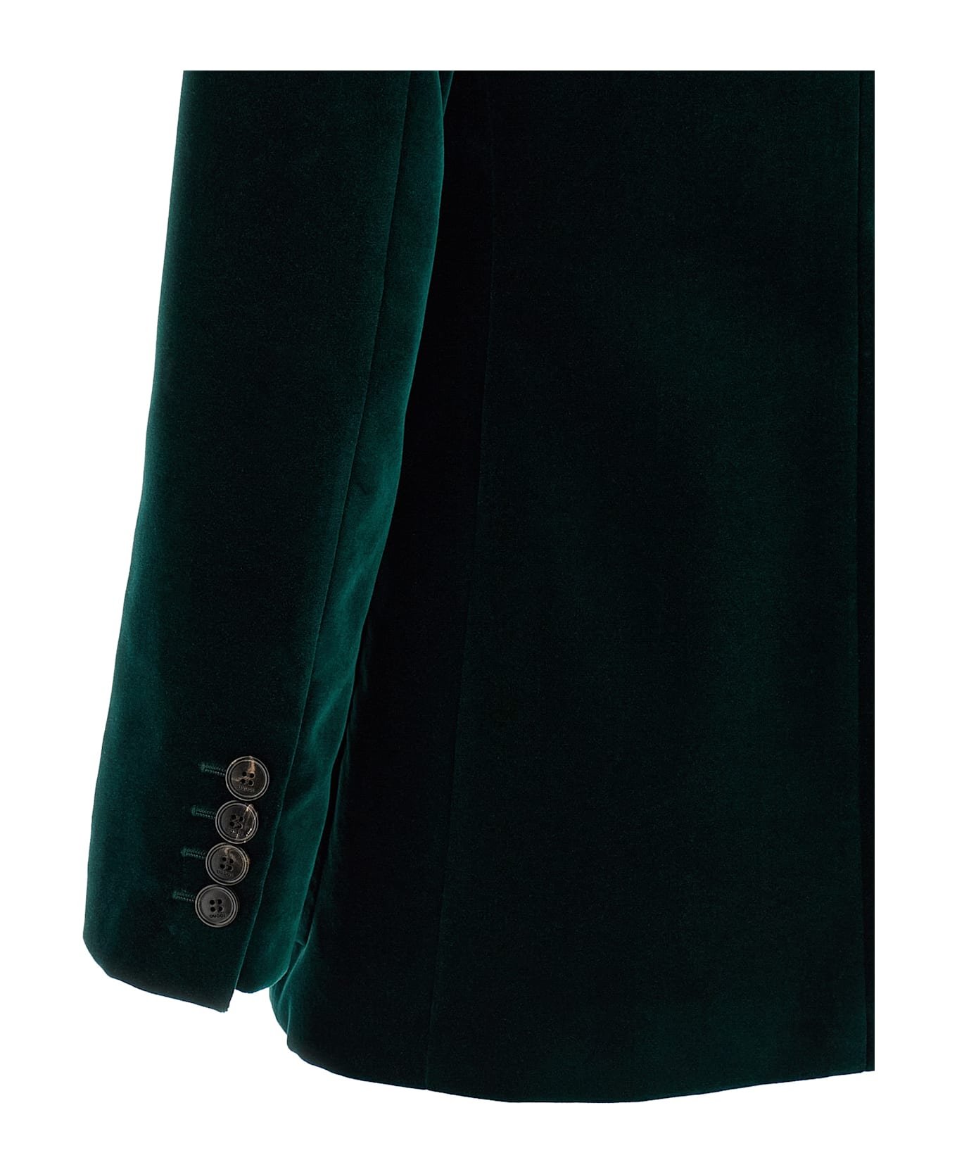 Gucci Velvet Blazer - Green
