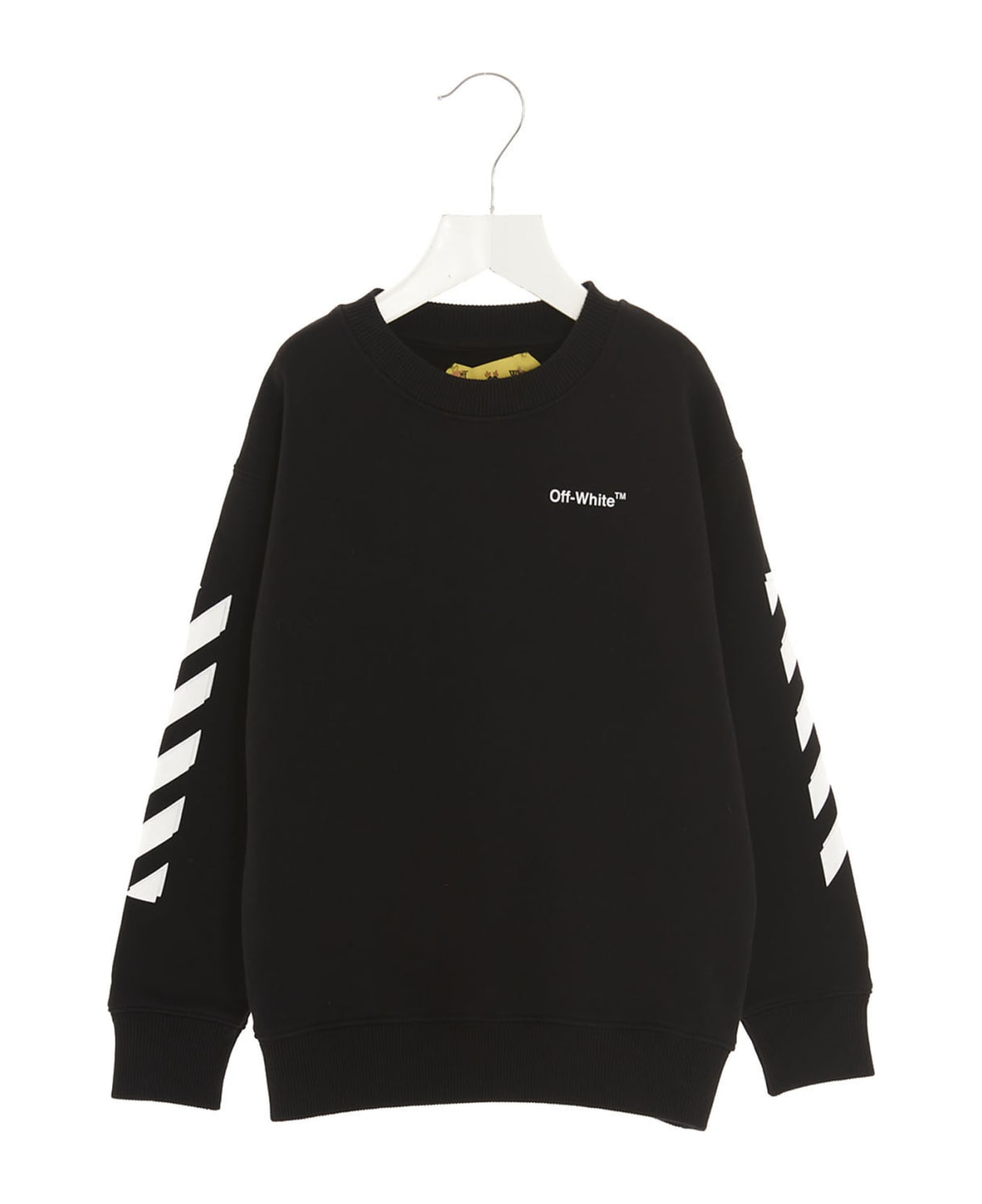 Off-White 'rubber Arrow' Sweatshirt - Black Whit