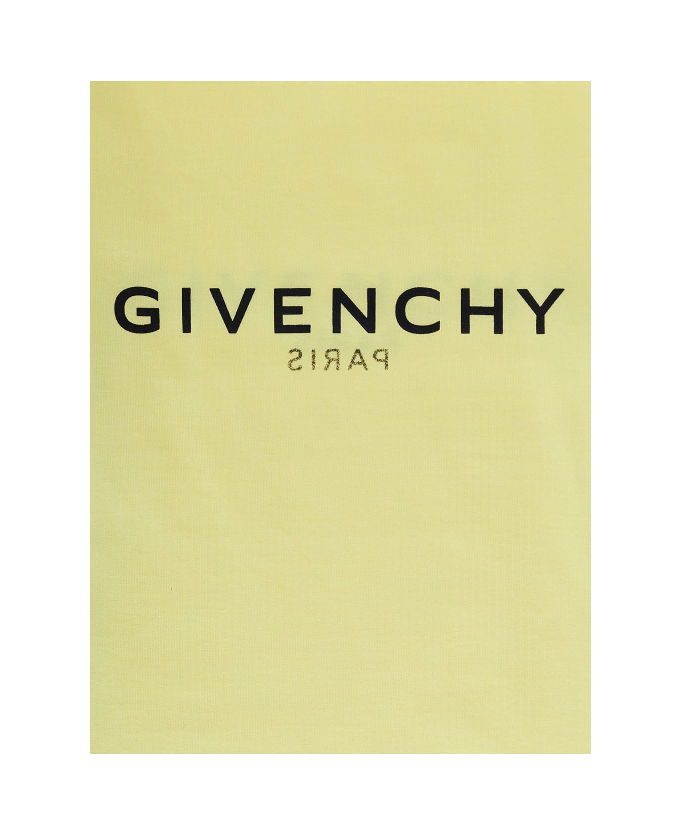 Givenchy Boy Cotton And Yellow T-shirt With Logo - Yellow