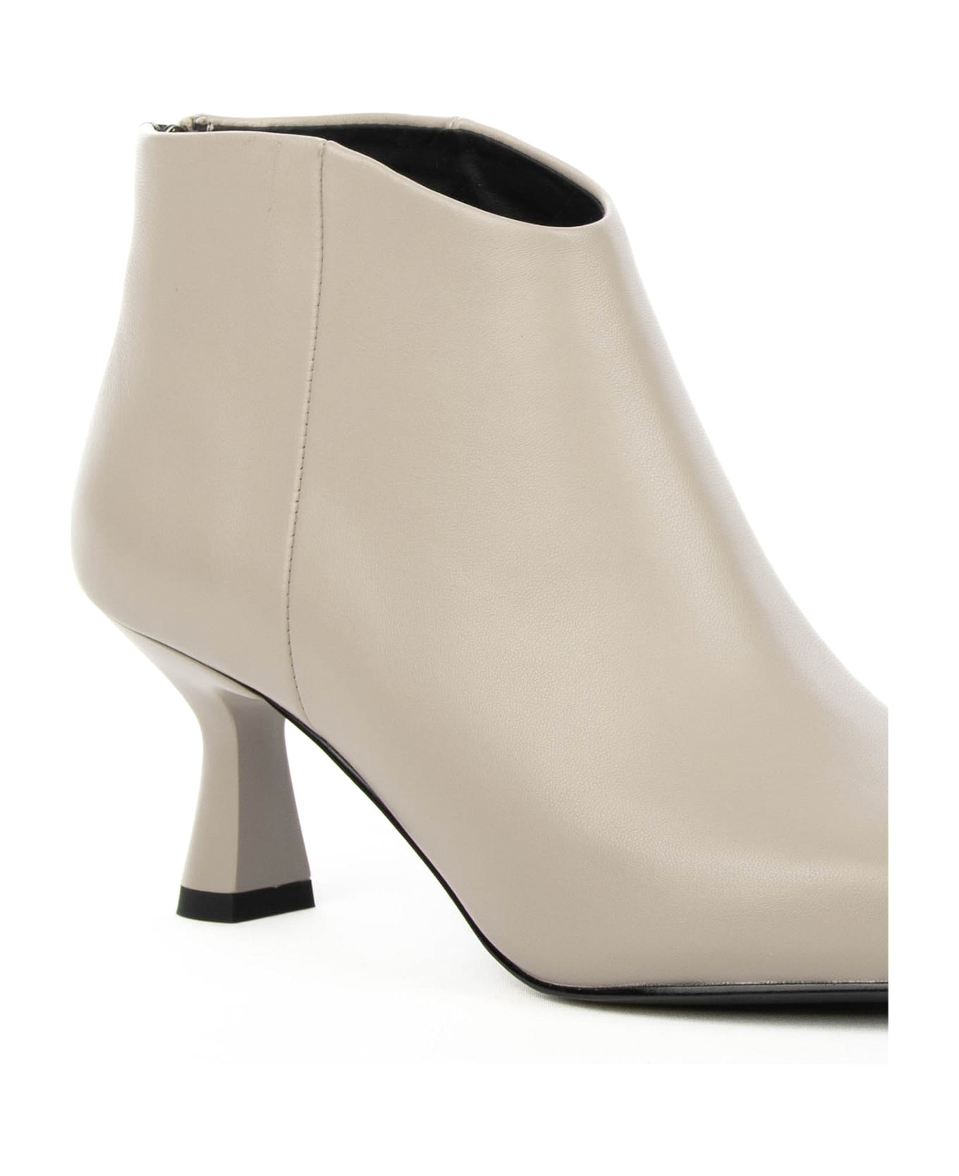 Bruno Premi Beige Leather Ankle Boot - SHELL