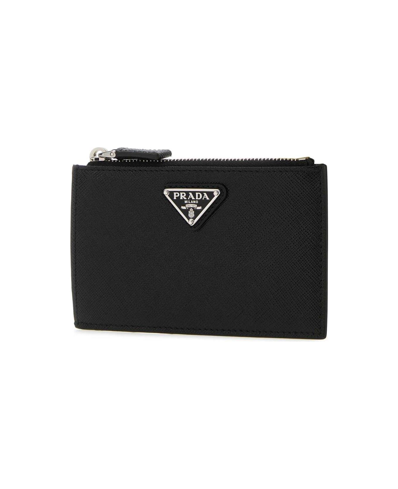 Prada Zip-up Cardholder - NERO