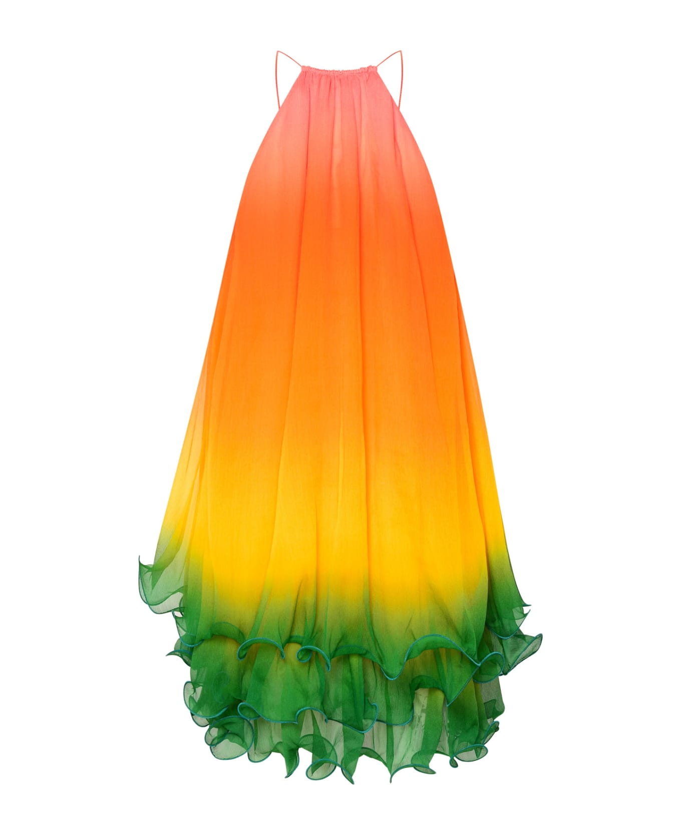 Casablanca Multicolor Silk Dress - Multicolor