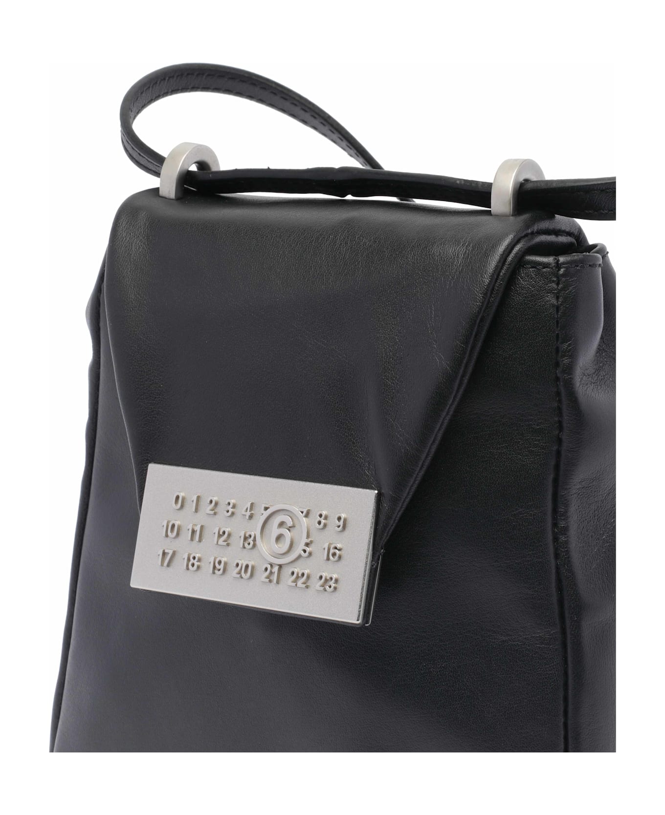 MM6 Maison Margiela Small Numeric Logo Crossbody Bag MM6 Maison Margiela Small Numeric Logo Crossbody Bag