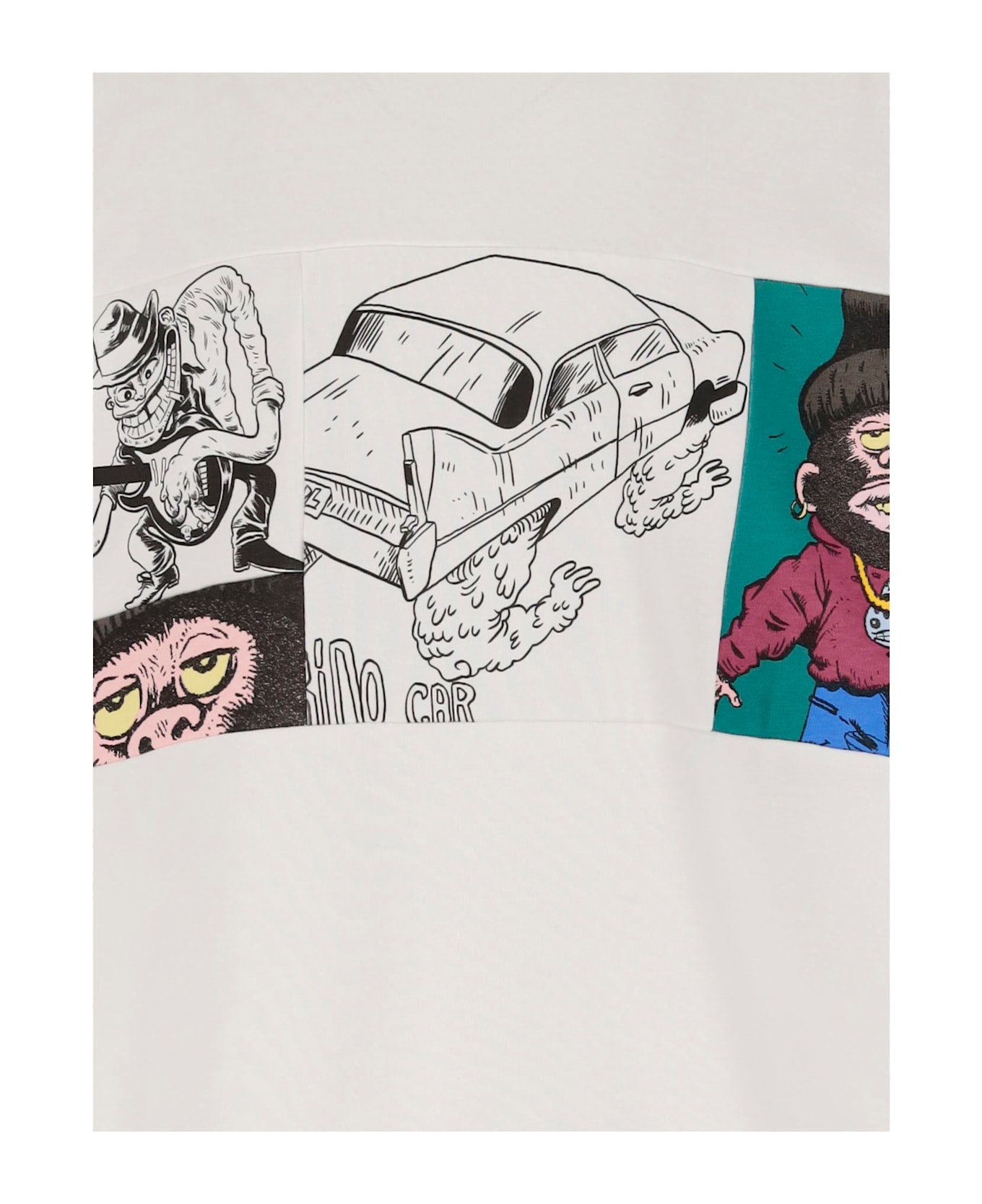 Comme des Garçons Cotton T-shirt With Graphic Print - White