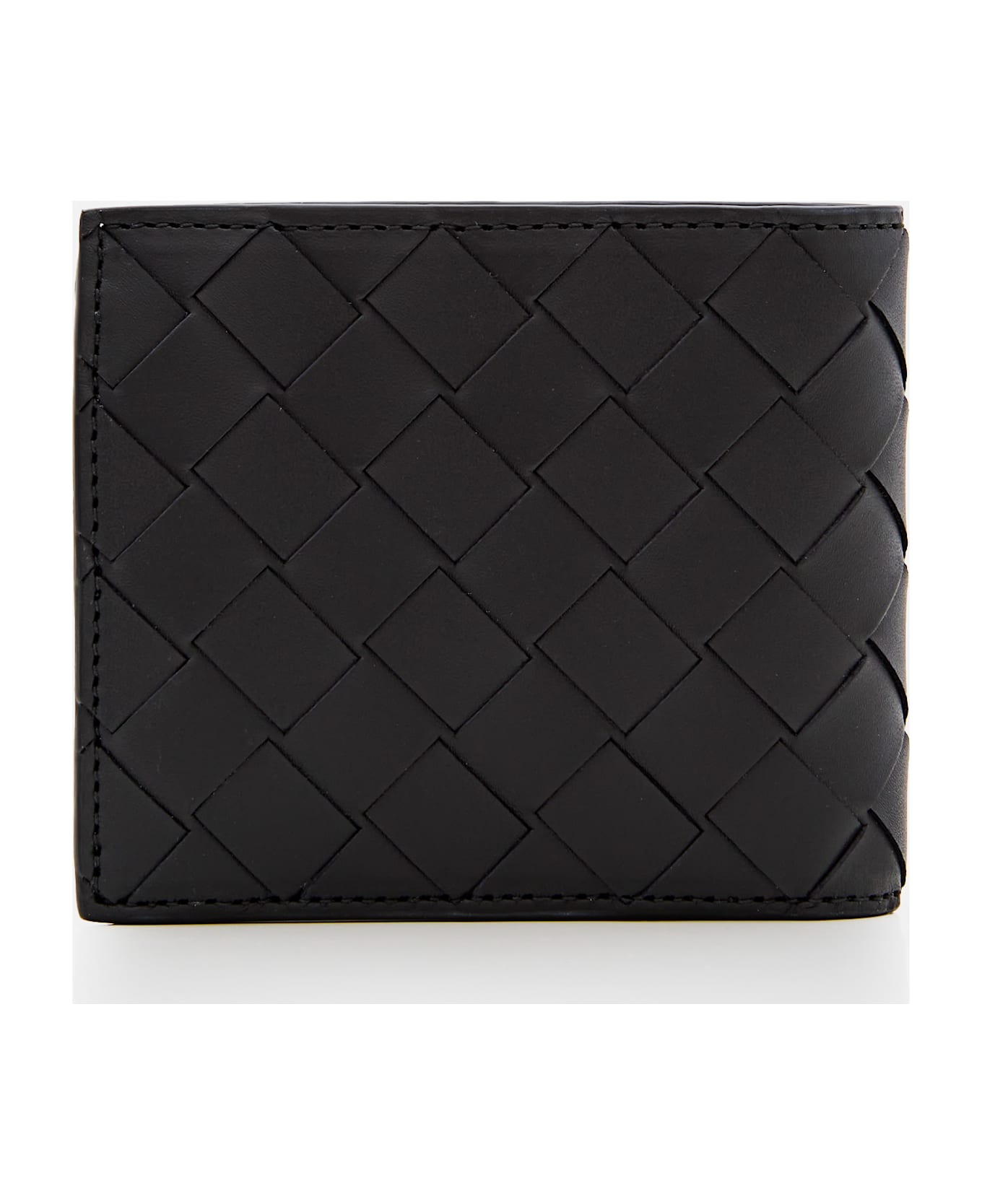 Bottega Veneta Intrecciato Leather Wallet - Black